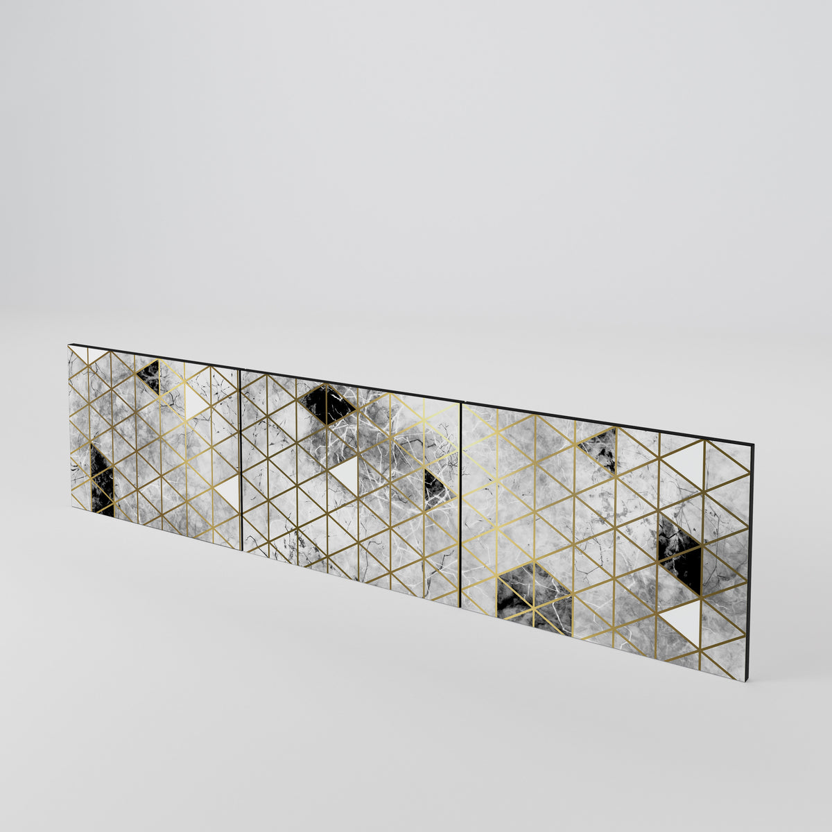 ASHEN ARIA Juego de 3 puertas para mueble de TV
