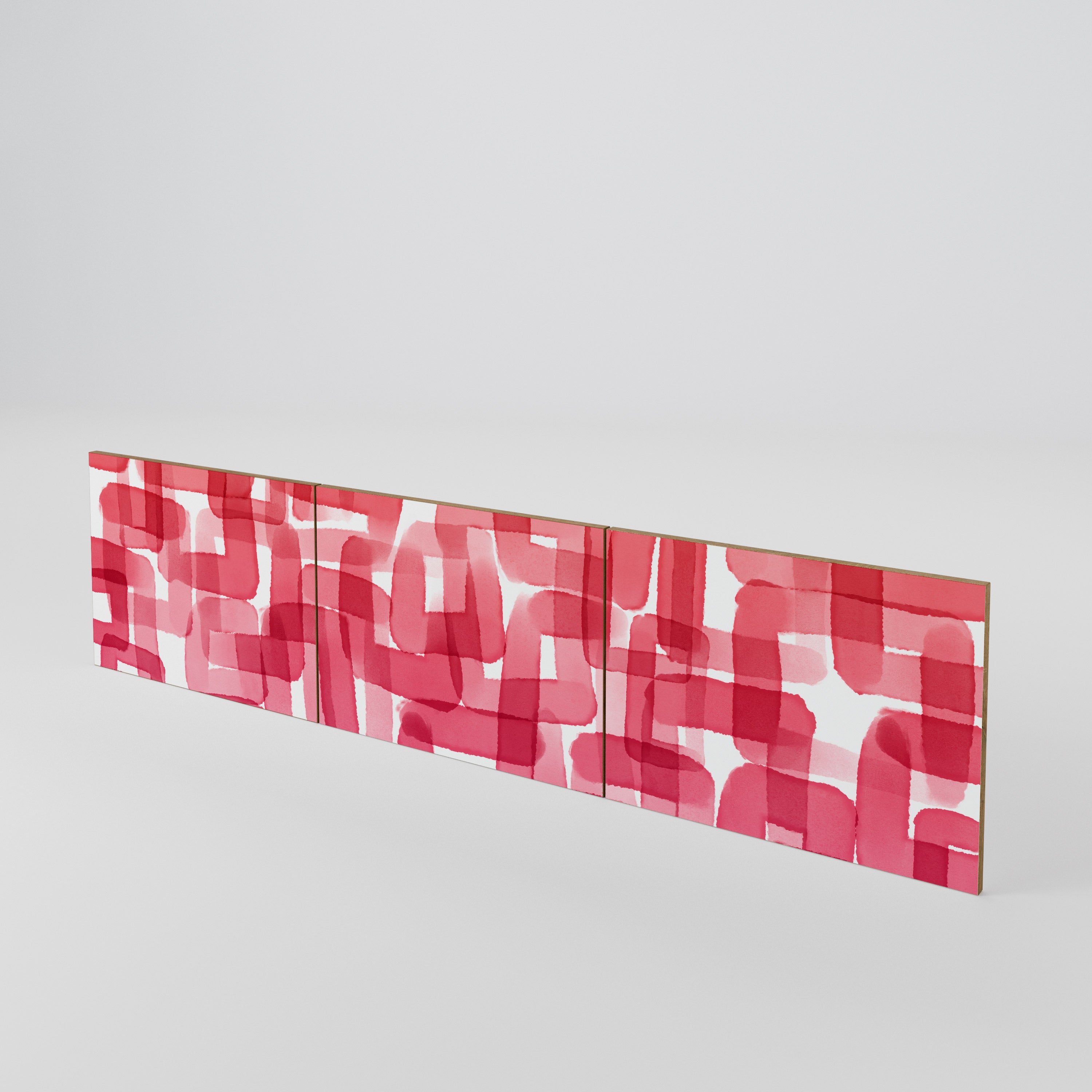 KALEIDOSCOPIC CUBISM Juego de 3 puertas para mueble de TV