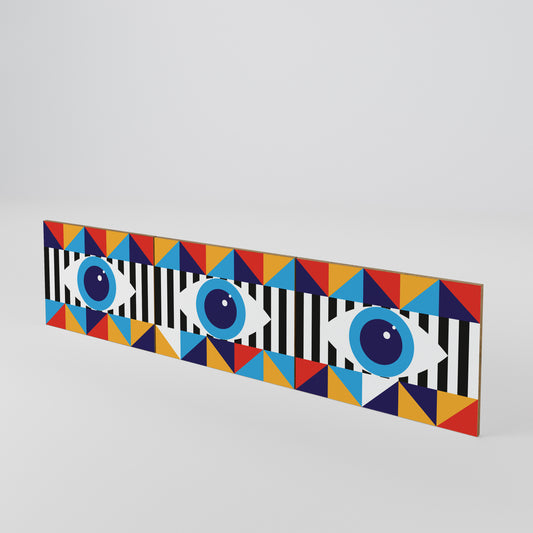 ABSTRACTION AND GEOMETRY Juego de 3 puertas para mueble de TV