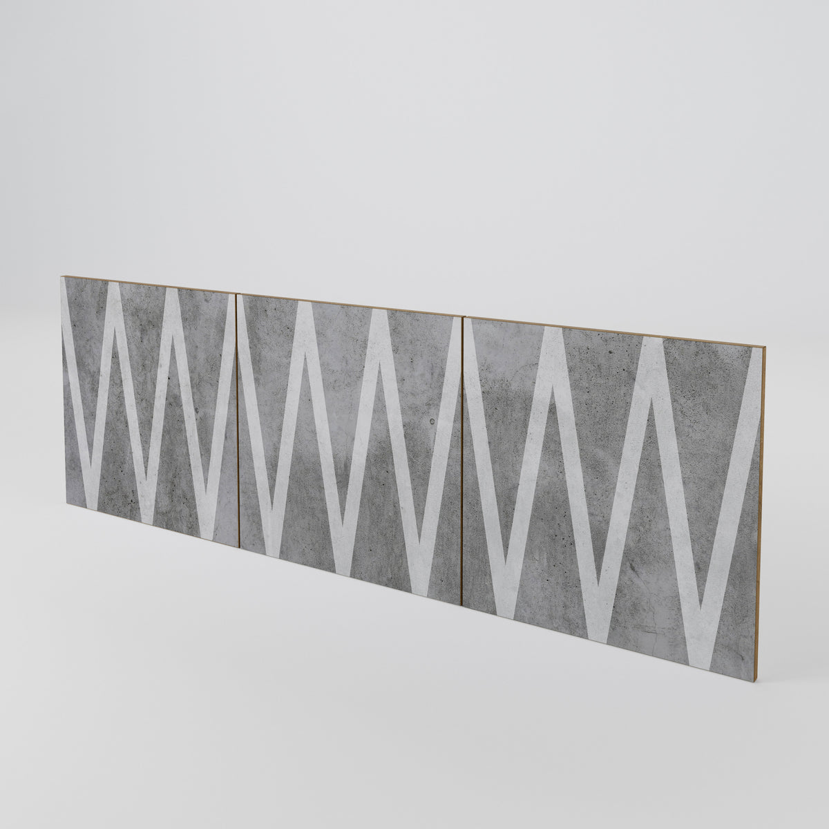 SOLID ZIG ZAG Juego de 3 puertas para aparador