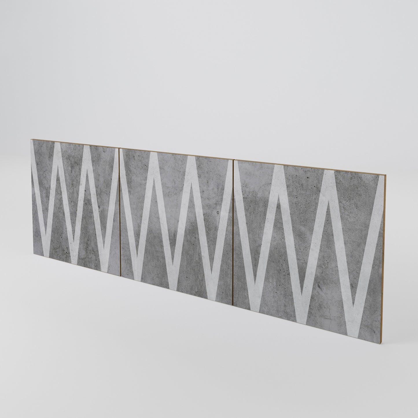 SOLID ZIG ZAG Juego de 3 puertas para aparador