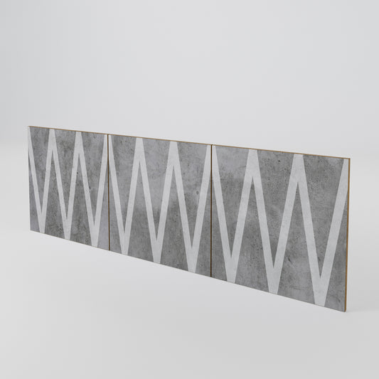 SOLID ZIG ZAG Juego de 3 puertas para aparador