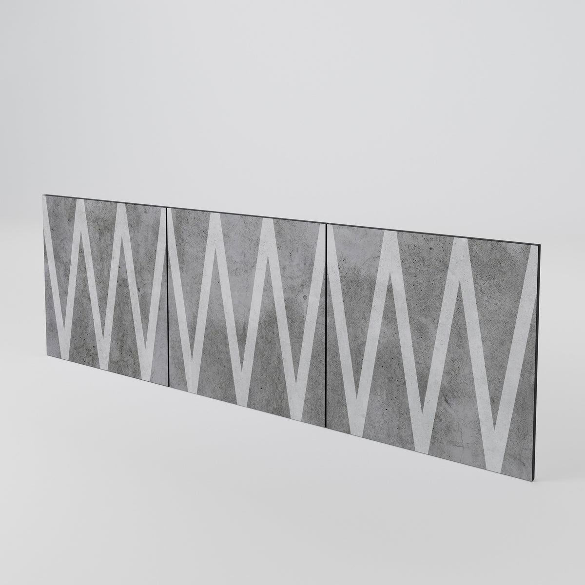 SOLID ZIG ZAG Juego de 3 puertas para aparador