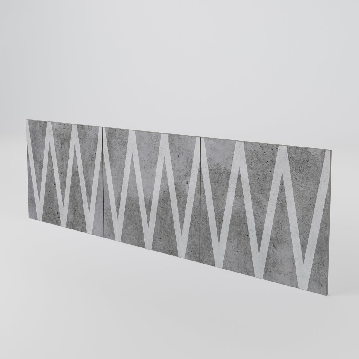 SOLID ZIG ZAG Juego de 3 puertas para aparador