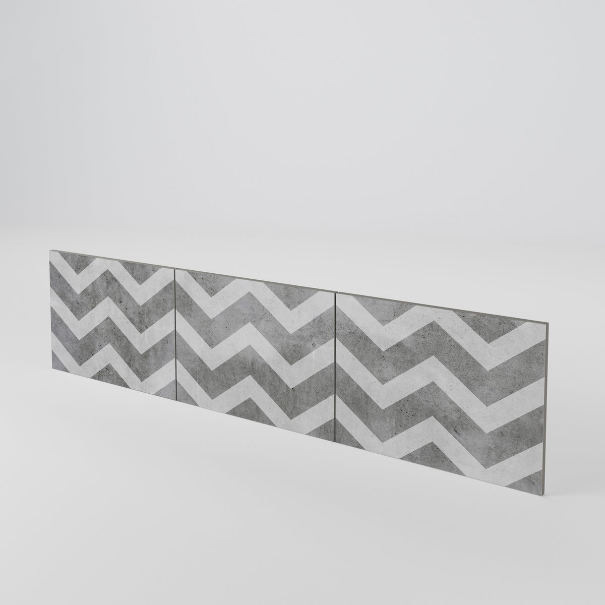 TOUGH ZIG ZAG Juego de 3 puertas para mueble de TV