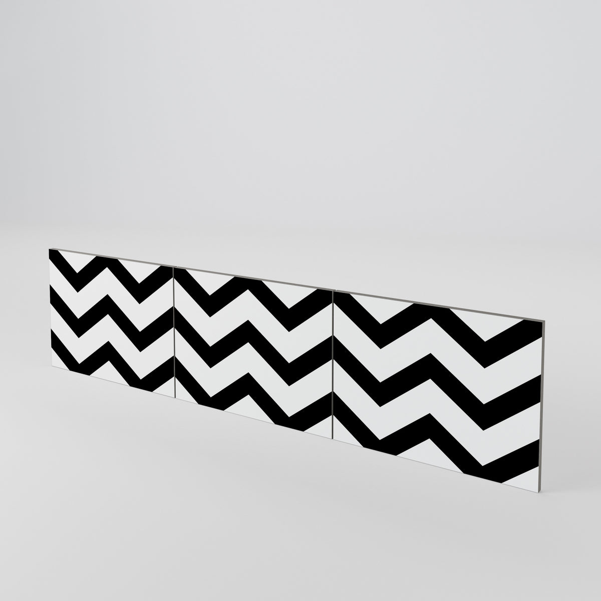 CLASSIC ZIG ZAG 3-Piece TV Cabinet Door Set
