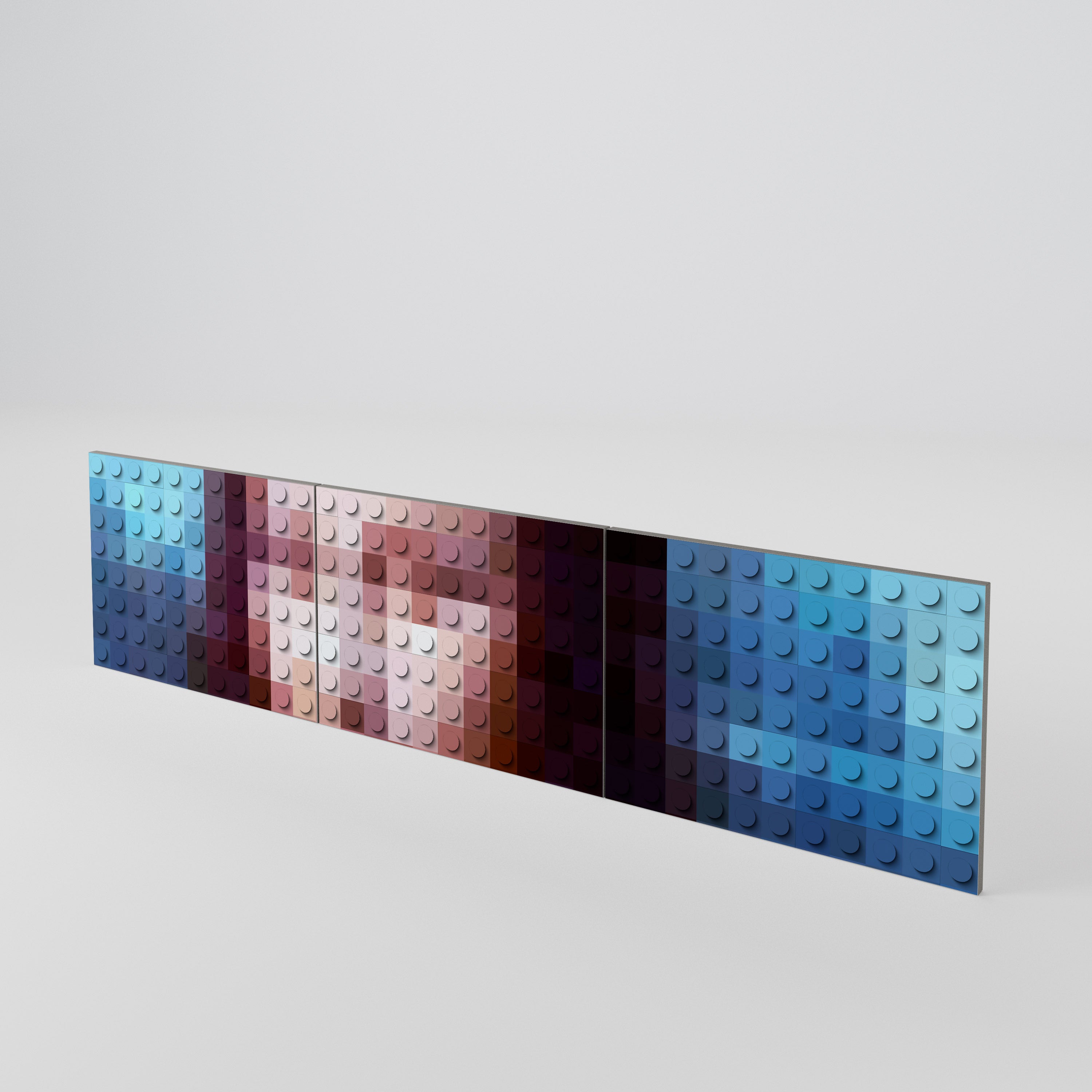 CONSTRUCTIVE ART Juego de 3 puertas para mueble de TV