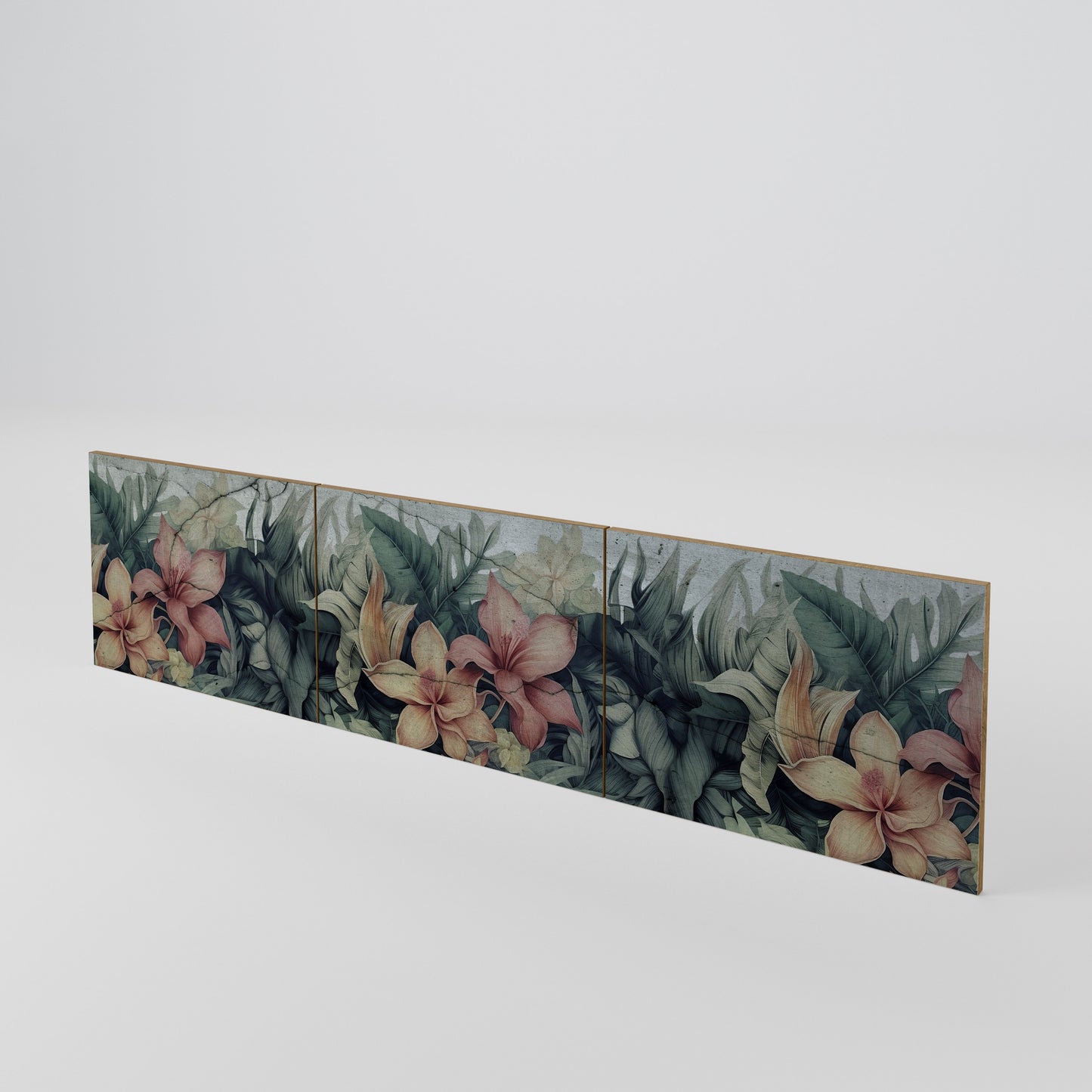 HEAVENLY BLOOM Juego de 3 puertas para mueble de TV