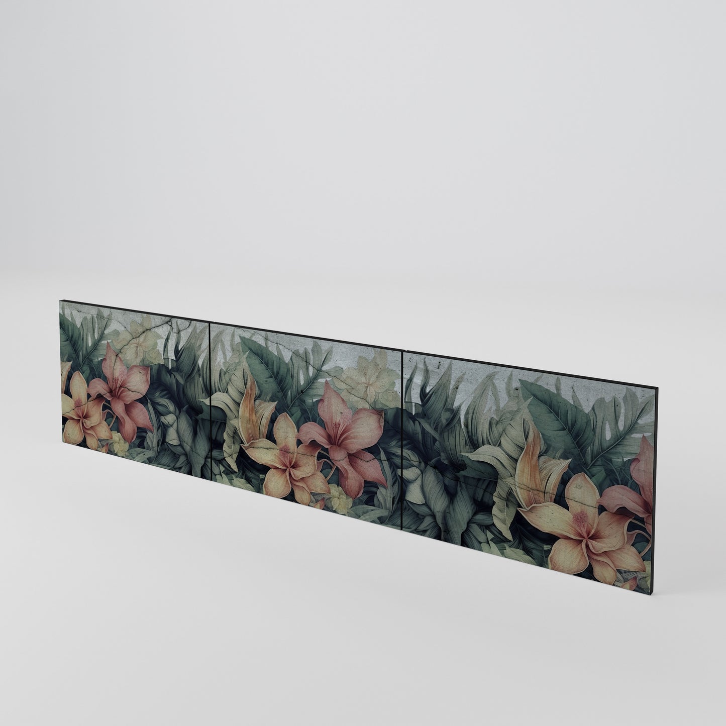 HEAVENLY BLOOM Juego de 3 puertas para mueble de TV