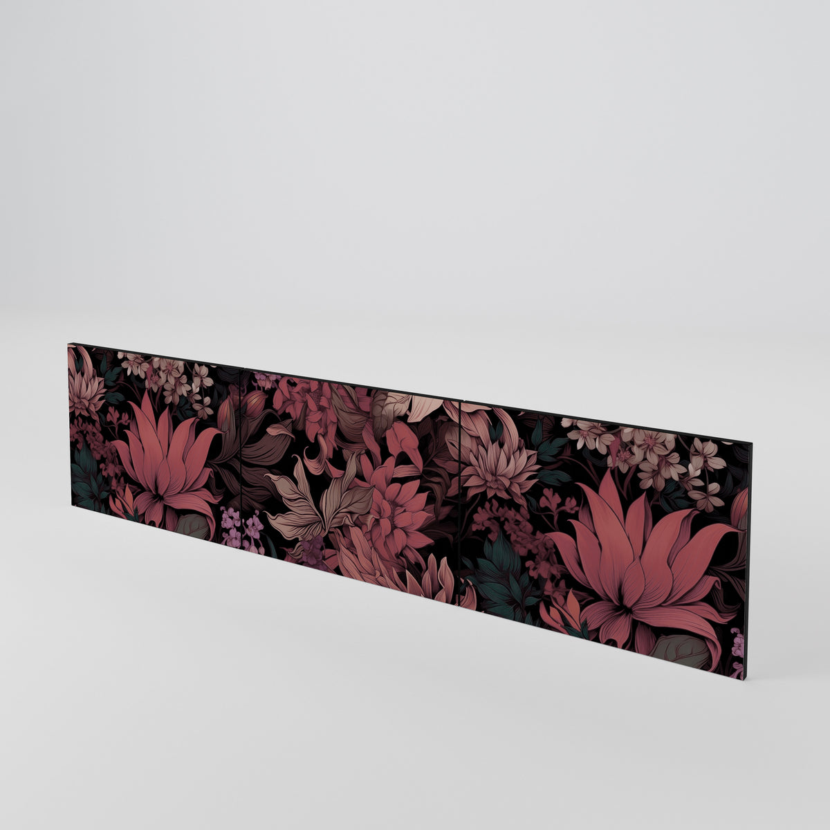 FLORAL WHISPER Juego de 3 puertas para mueble de TV