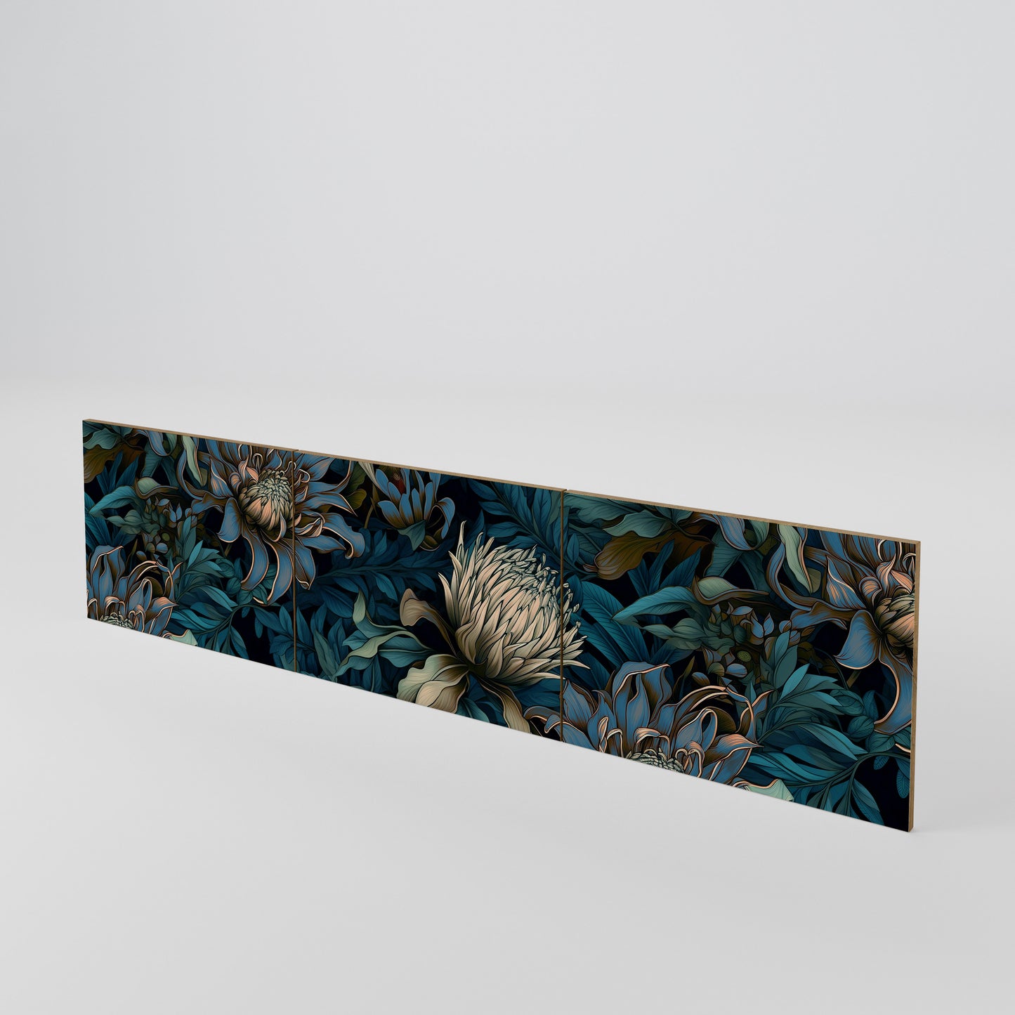 TWILIGHT BLOOM Juego de 3 puertas para mueble de TV