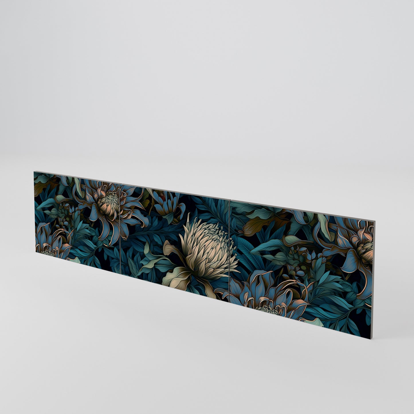 TWILIGHT BLOOM Juego de 3 puertas para mueble de TV