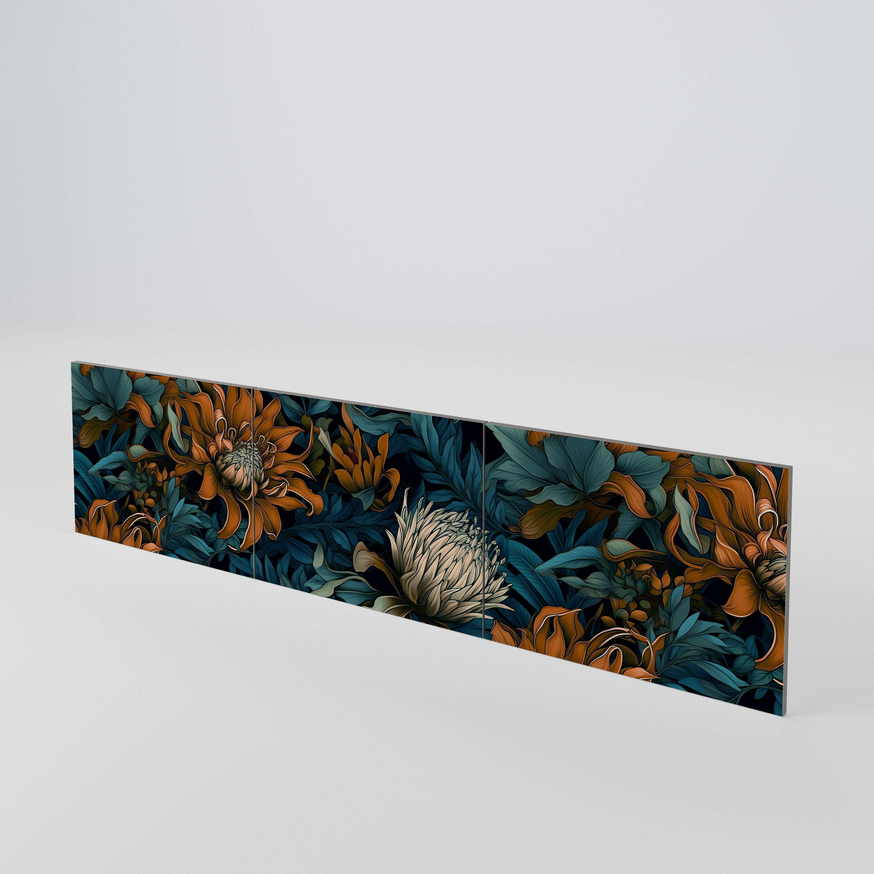 MORNING BLOOM Juego de 3 puertas para mueble de TV