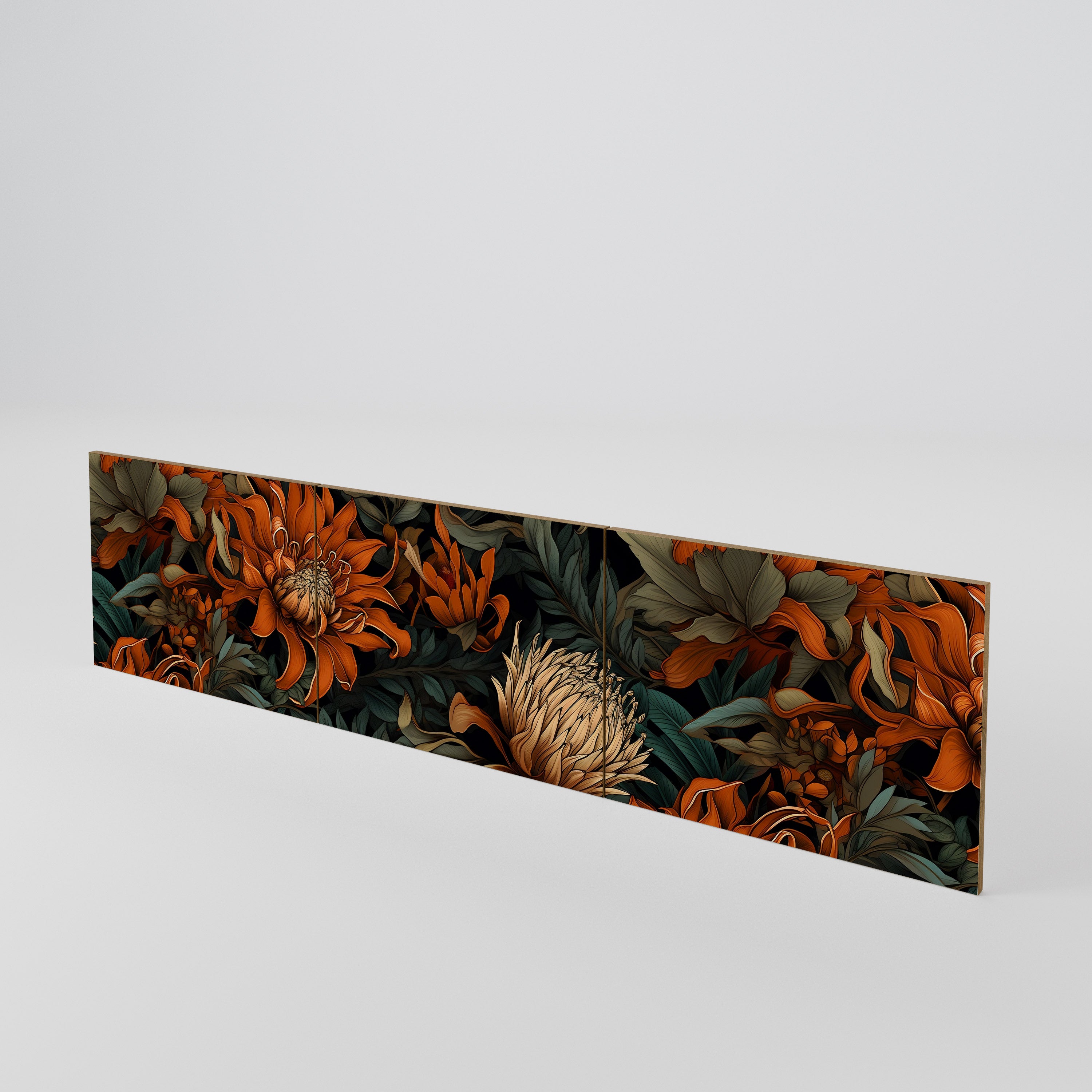 DAWN BLOOM Juego de 3 puertas para mueble de TV