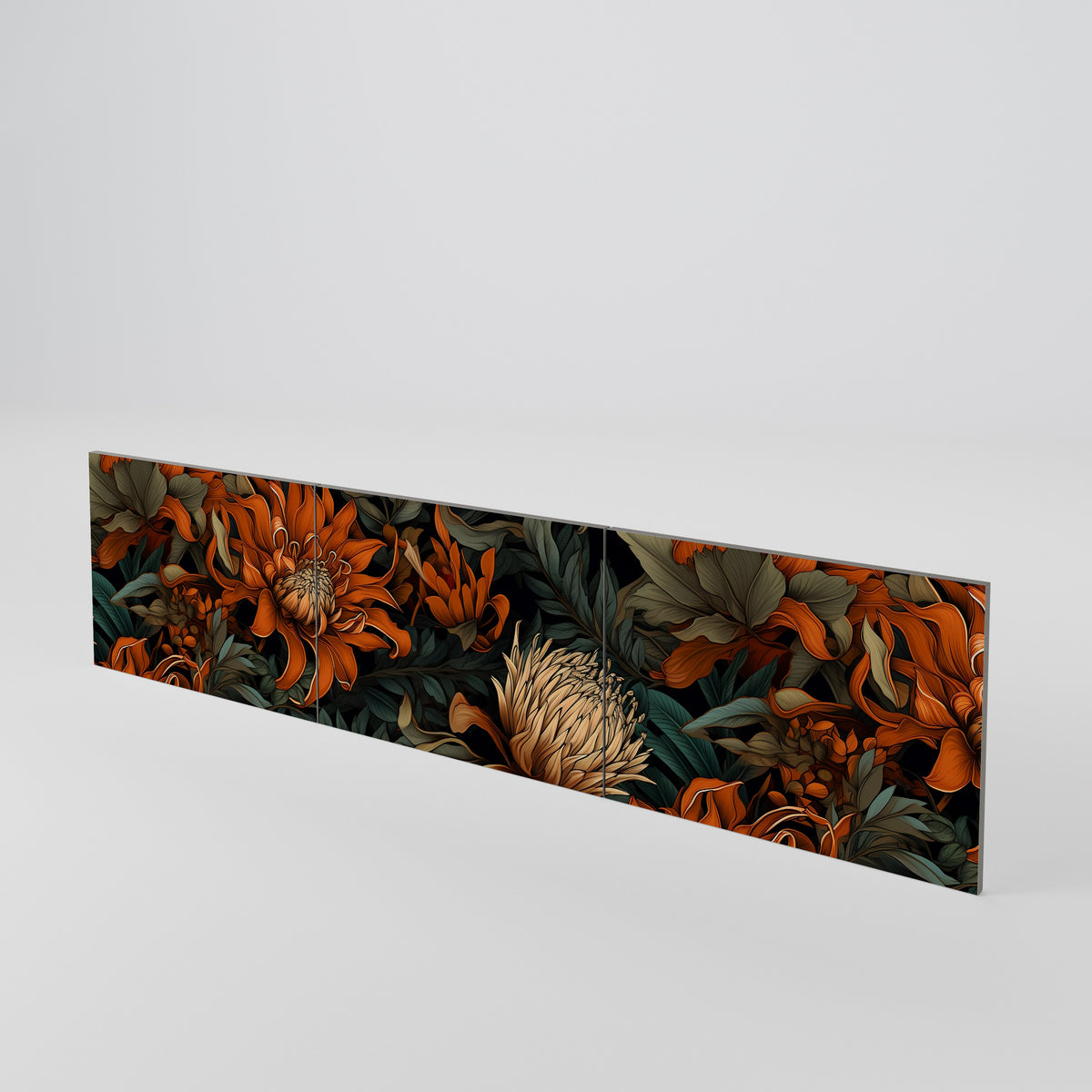 DAWN BLOOM Juego de 3 puertas para mueble de TV