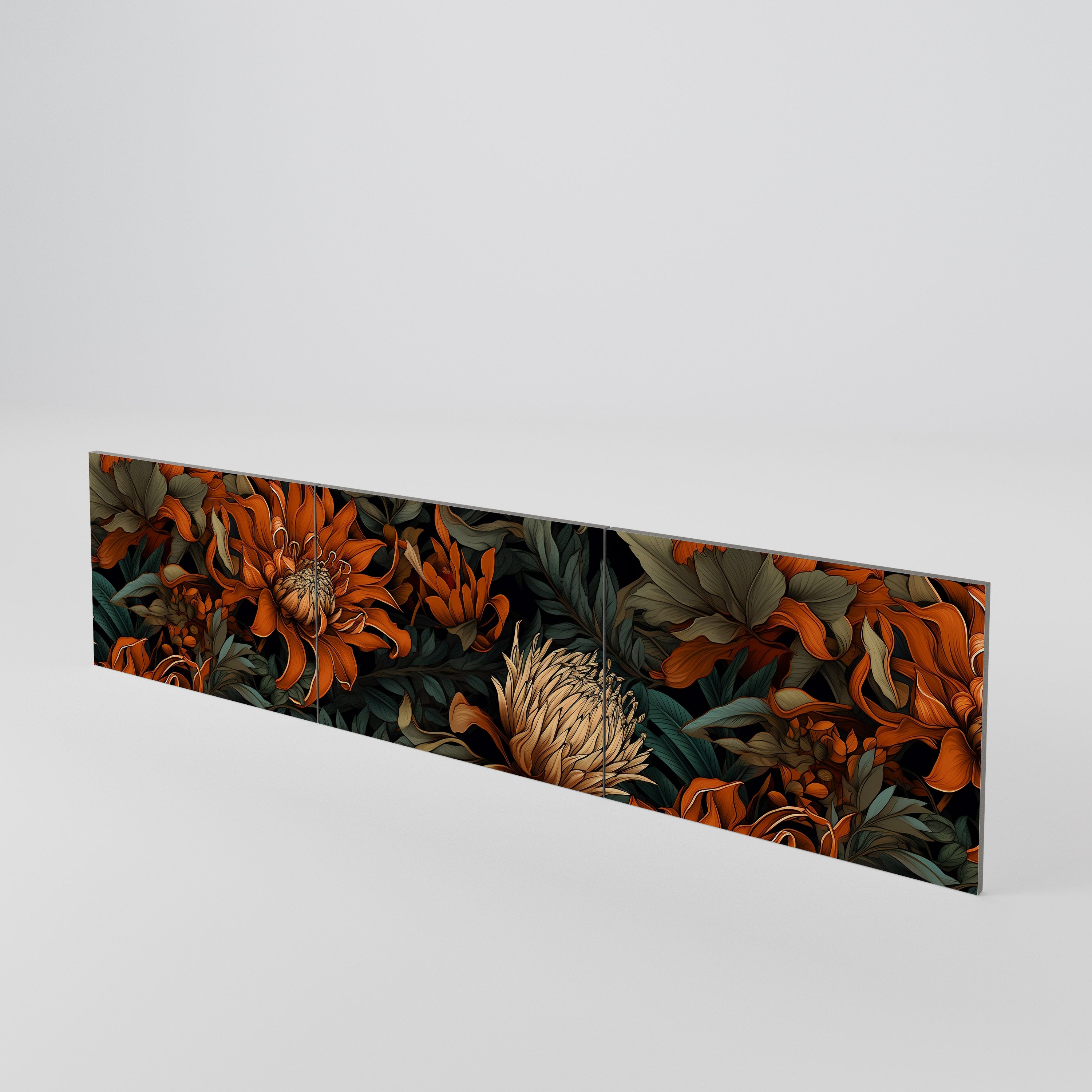 DAWN BLOOM Juego de 3 puertas para mueble de TV