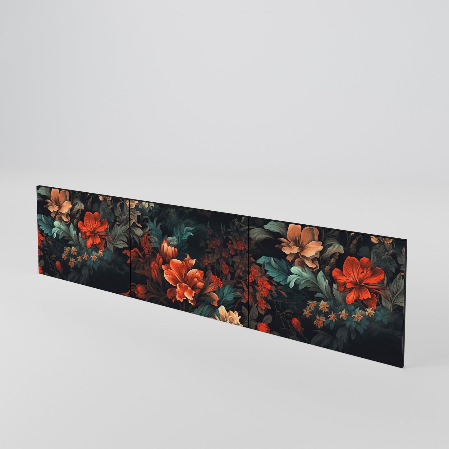 IMAGINARY BLOSSOM Juego de 3 puertas para mueble de TV