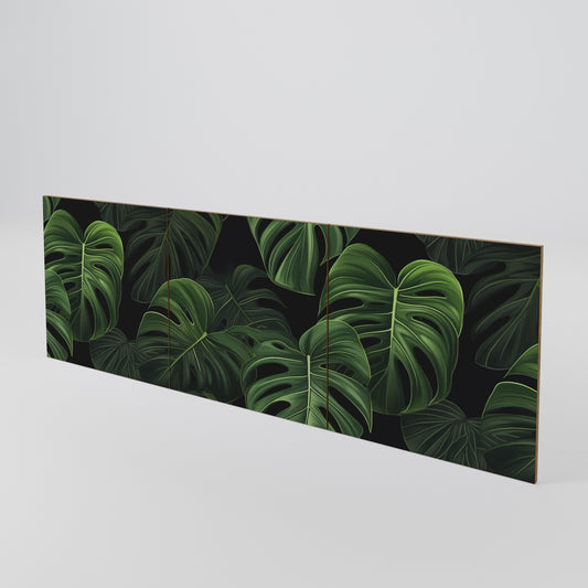 INFINITE MONSTERA Juego de 3 puertas para aparador
