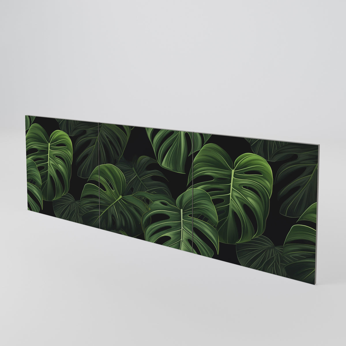 INFINITE MONSTERA Juego de 3 puertas para aparador