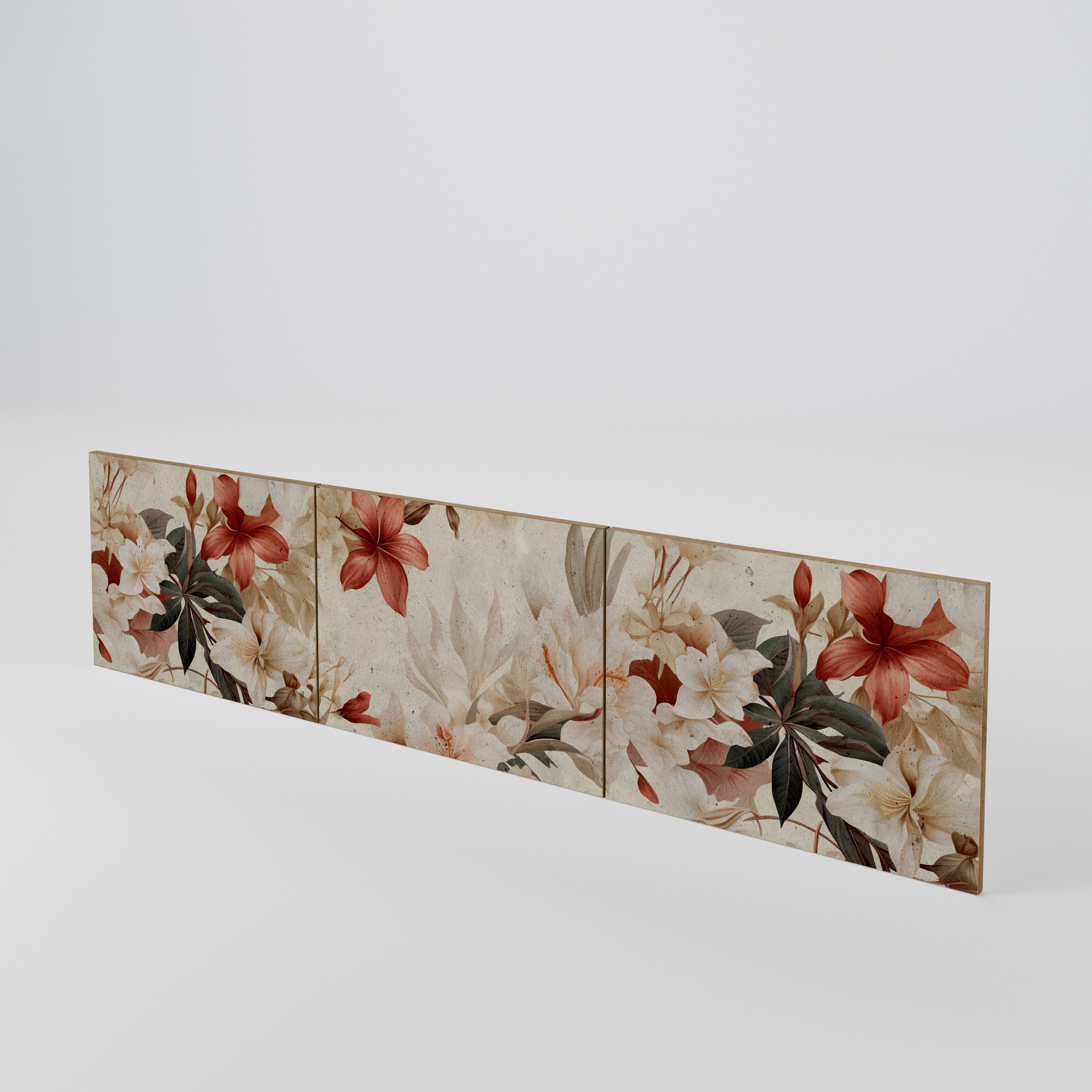 PETAL HARMONY Juego de 3 puertas para mueble de TV