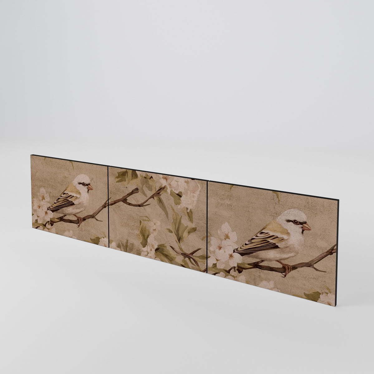 PETAL DISTINGUISH Juego de 3 puertas para mueble de TV