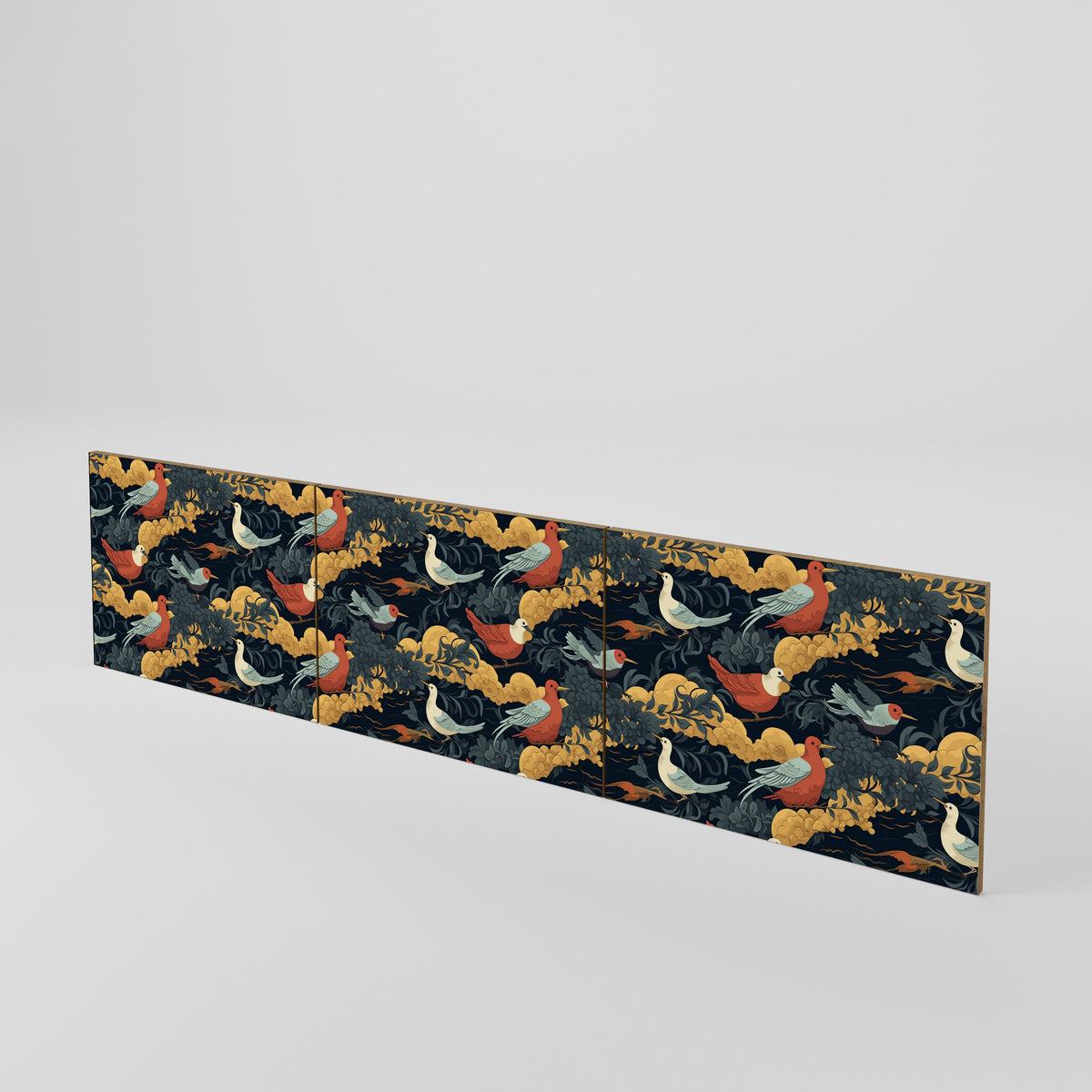 FOWLY DAZE Juego de 3 puertas para mueble de TV