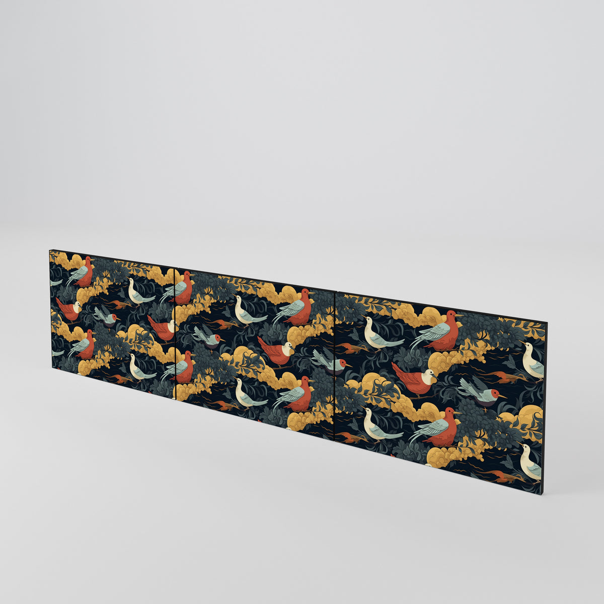 FOWLY DAZE Juego de 3 puertas para mueble de TV