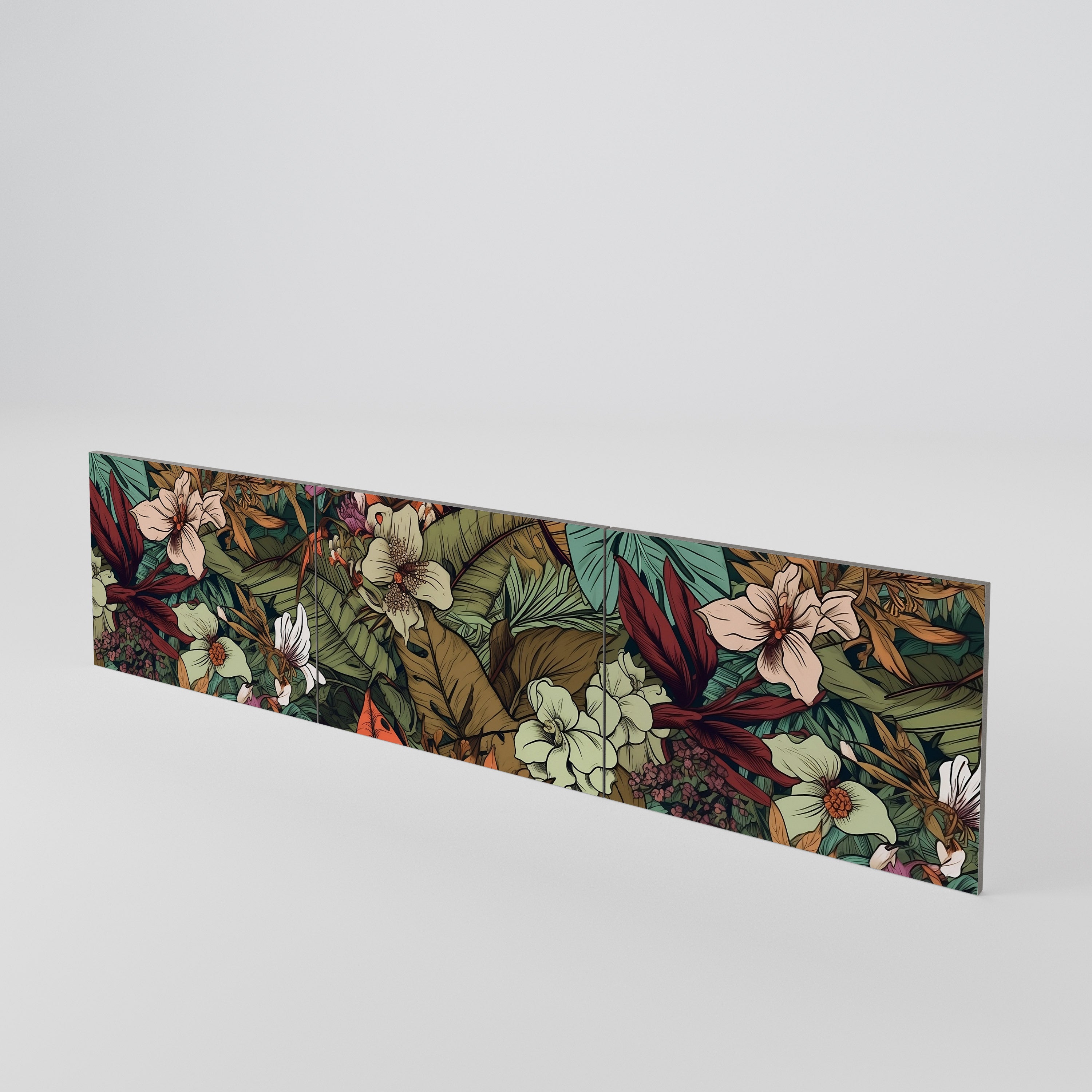 BOTANICAL EMERGENCE Juego de 3 puertas para mueble de TV