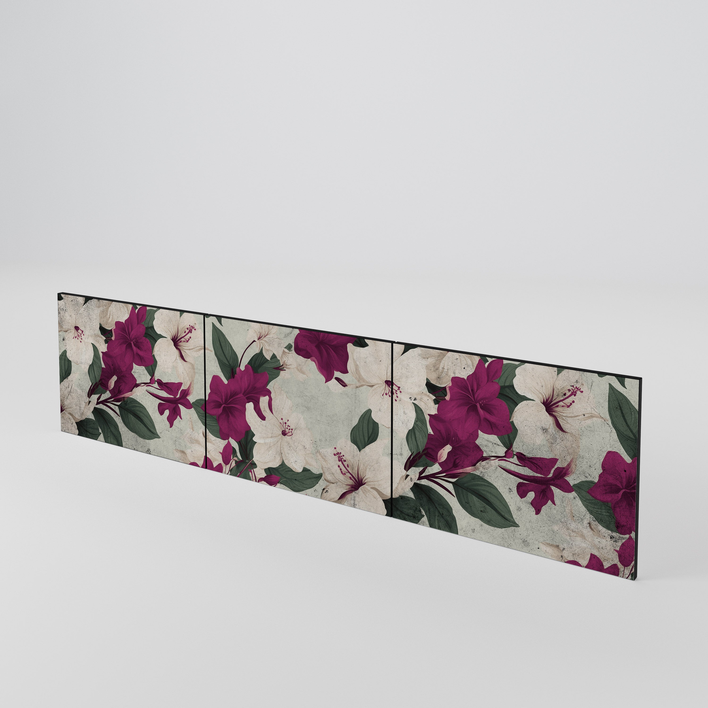 FLOWERET DREAM Juego de 3 puertas para mueble de TV