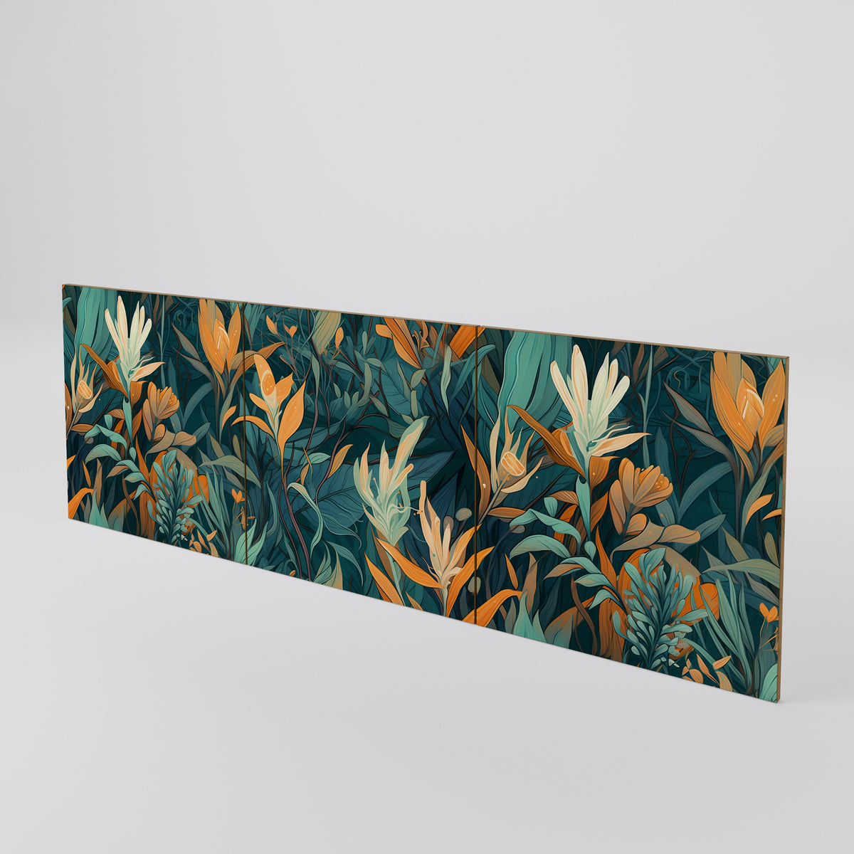 FLORAL SERENITY Juego de 3 puertas para aparador