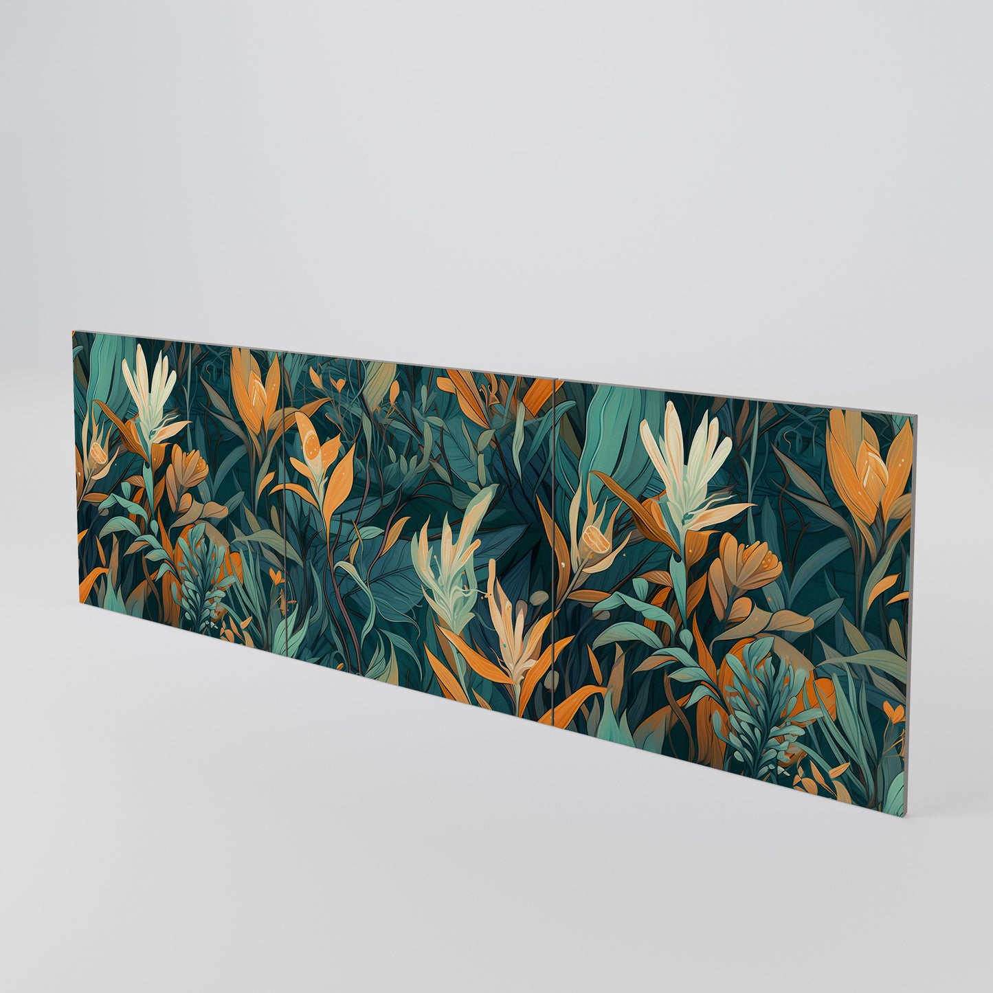 FLORAL SERENITY Juego de 3 puertas para aparador