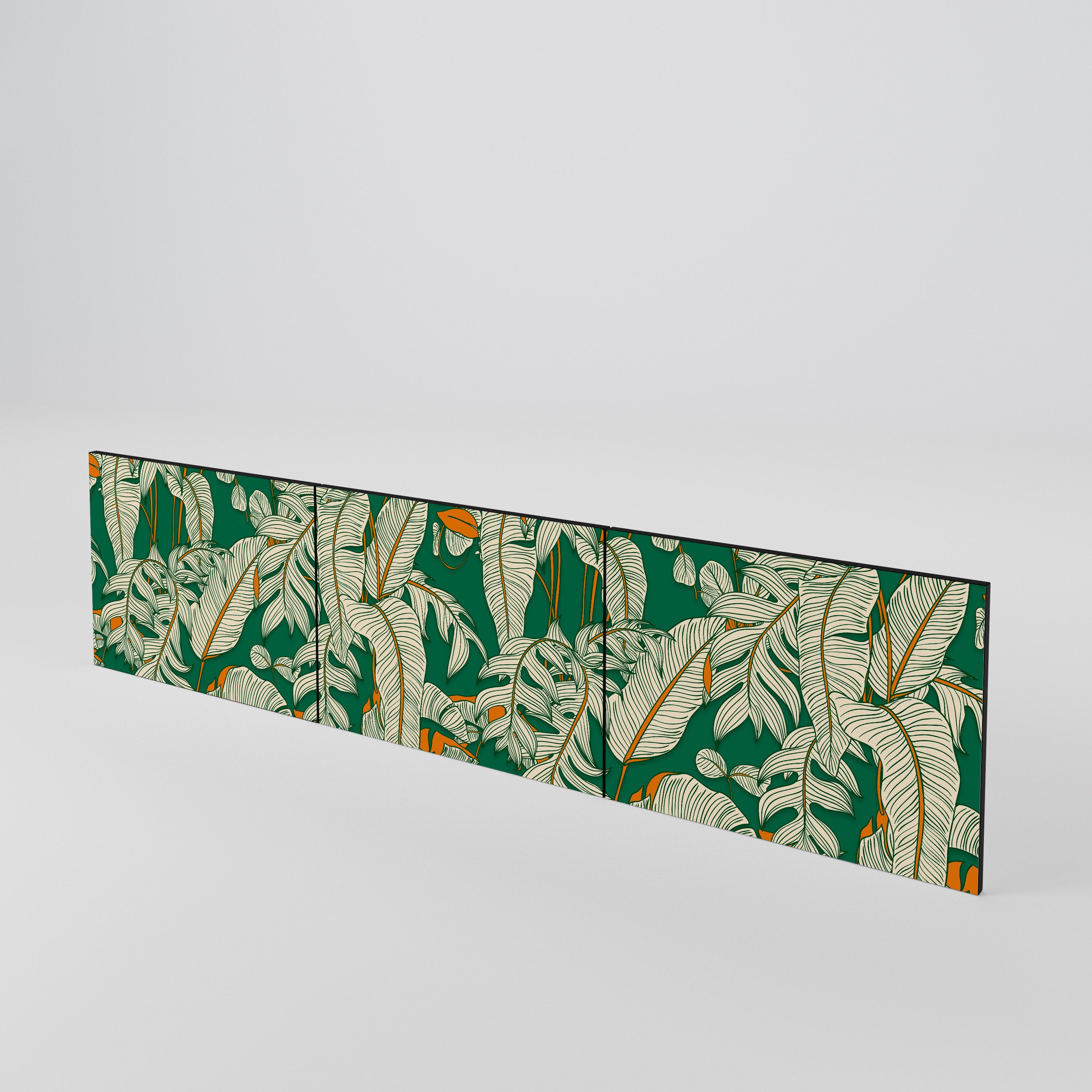 VERDANT PLEASURES Juego de 3 puertas para mueble de TV