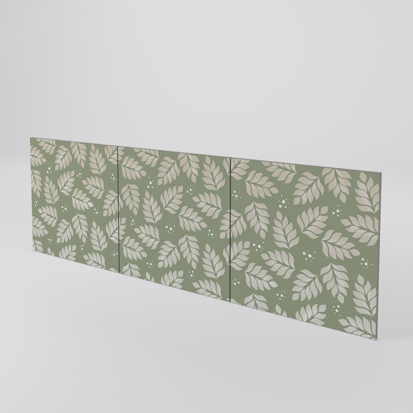 LEAVES ON GREEN 3-Piece Sideboard Door Set