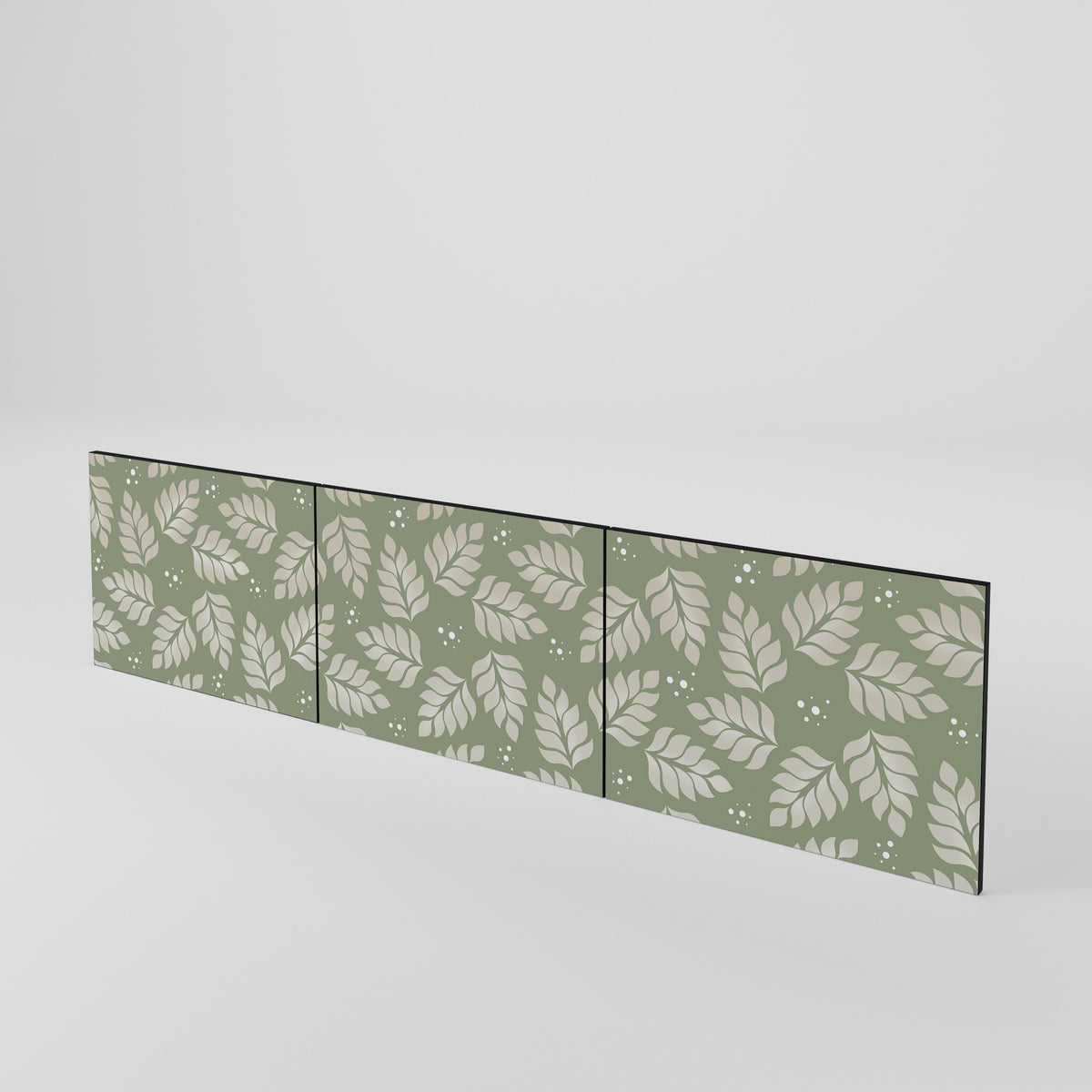 LEAVES ON GREEN Juego de 3 puertas para mueble de TV