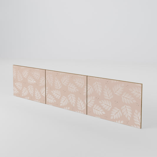 LEAVES ON BEIGE Juego de 3 puertas para mueble de TV
