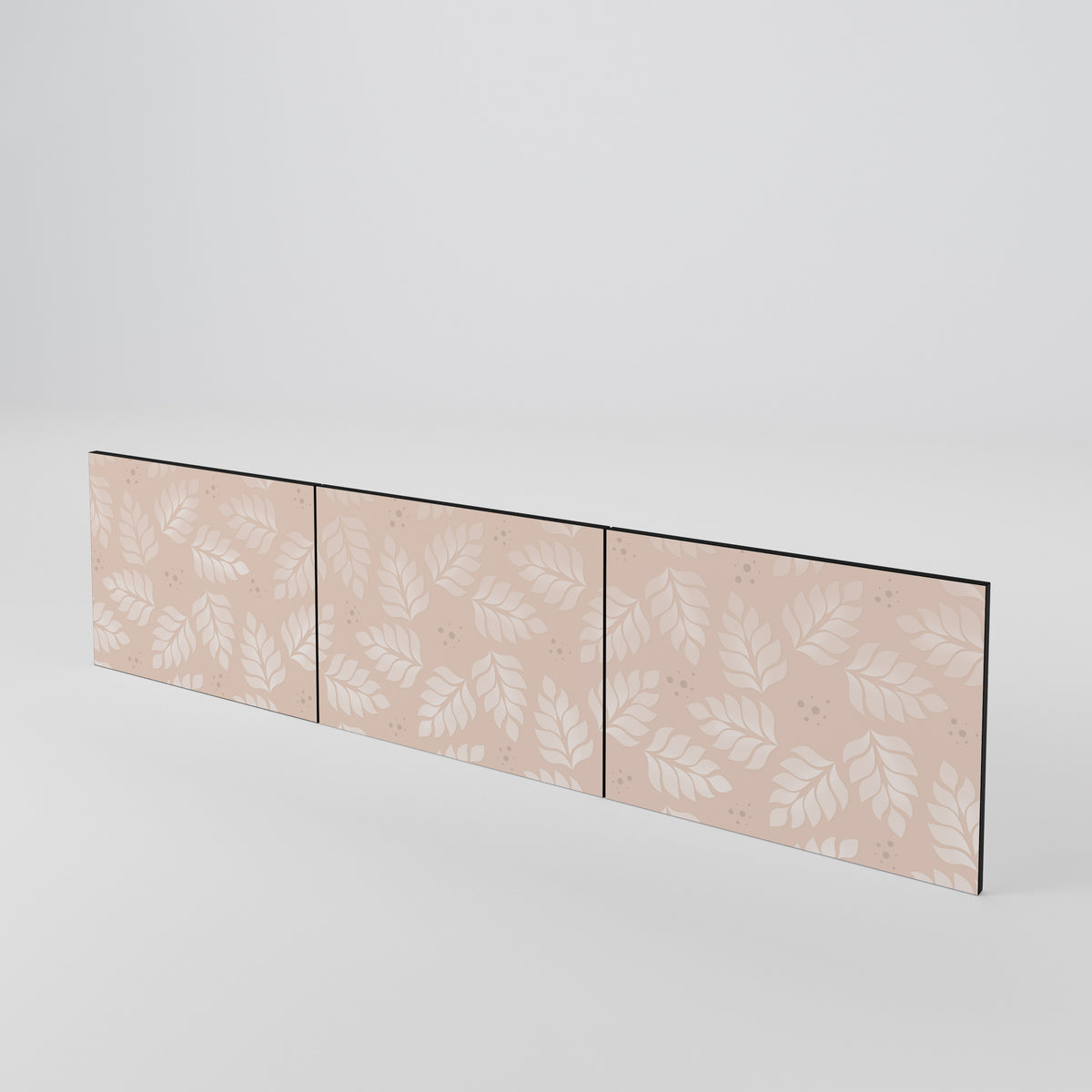 LEAVES ON BEIGE Juego de 3 puertas para mueble de TV
