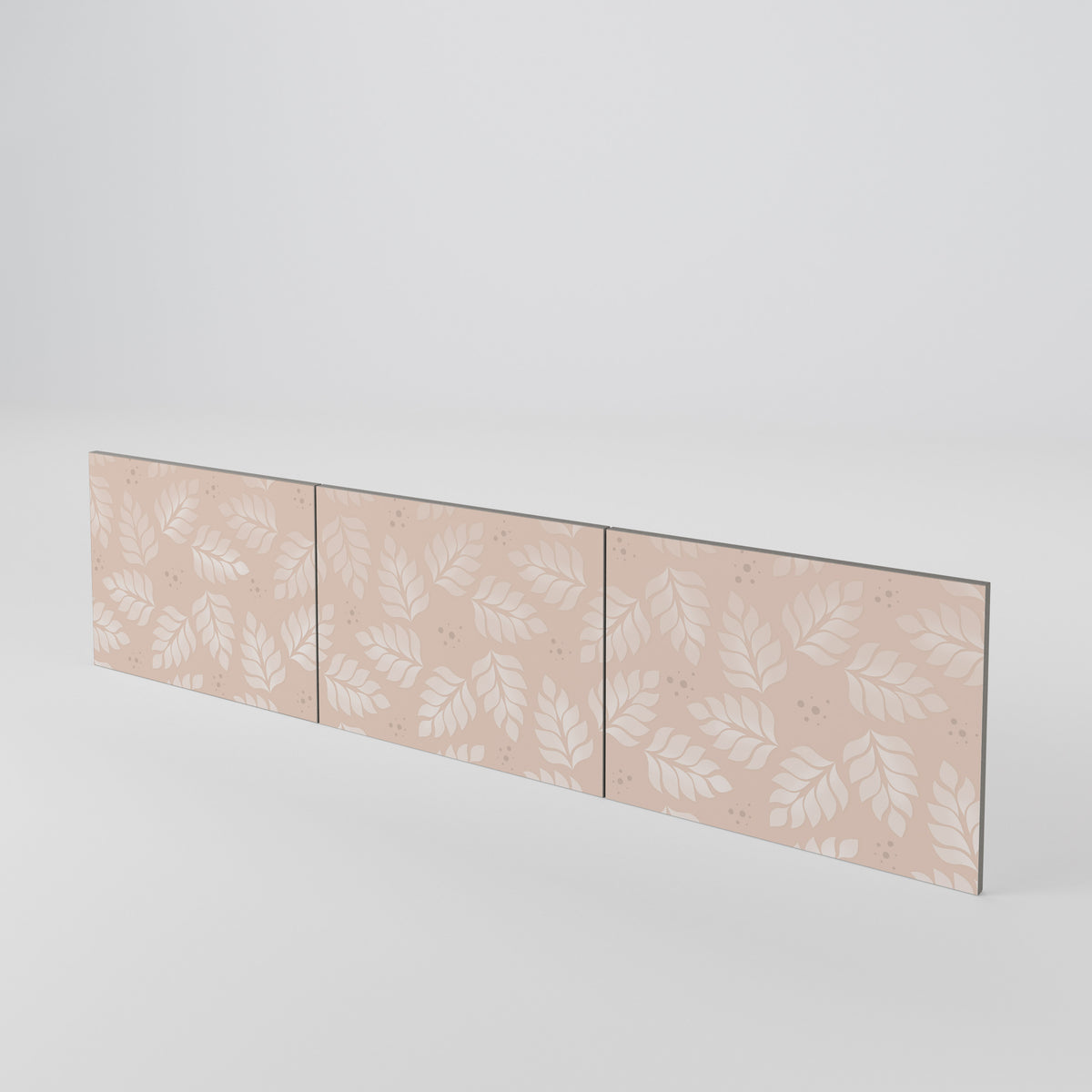 LEAVES ON BEIGE Juego de 3 puertas para mueble de TV