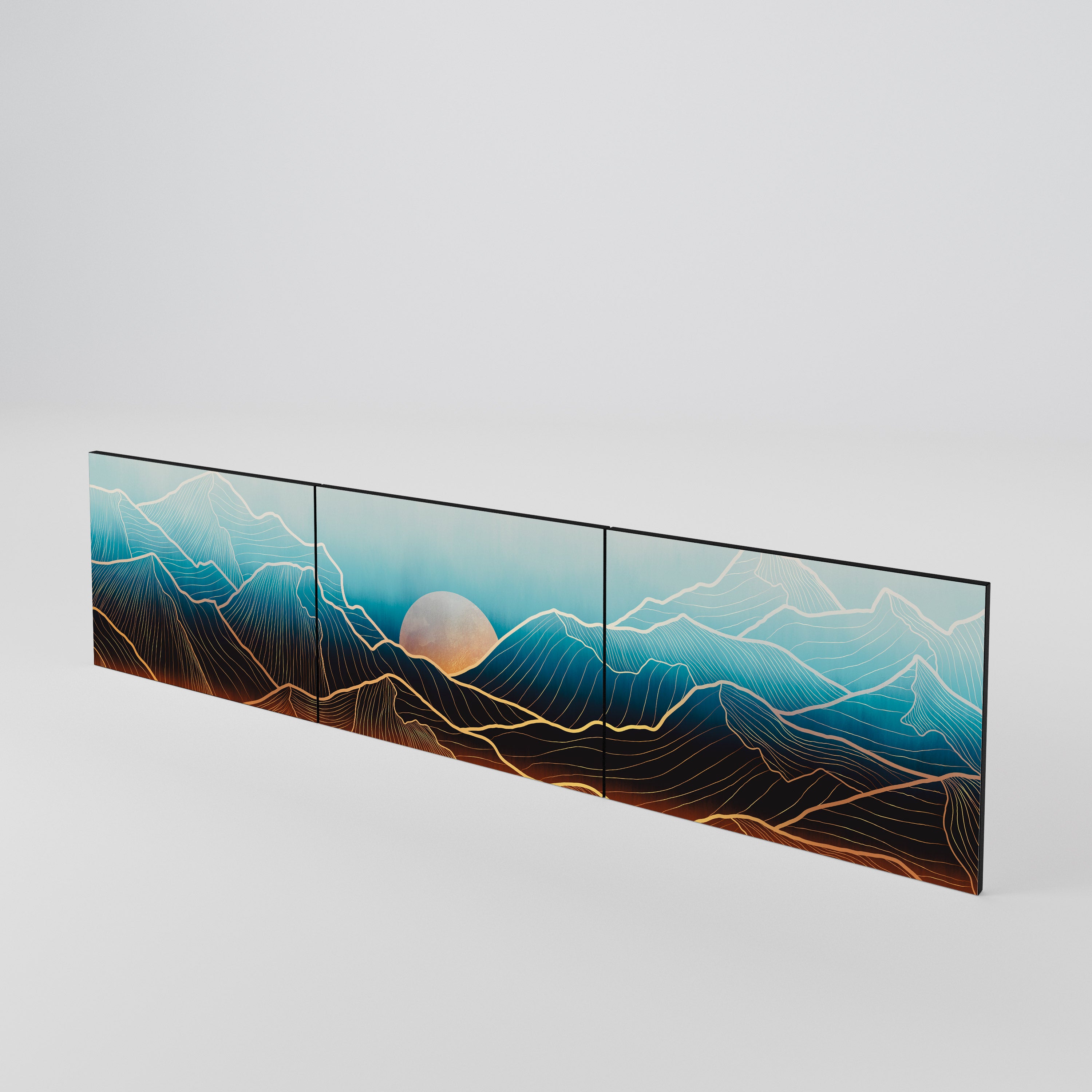 LUNAR SECRETS Juego de 3 puertas para mueble de TV