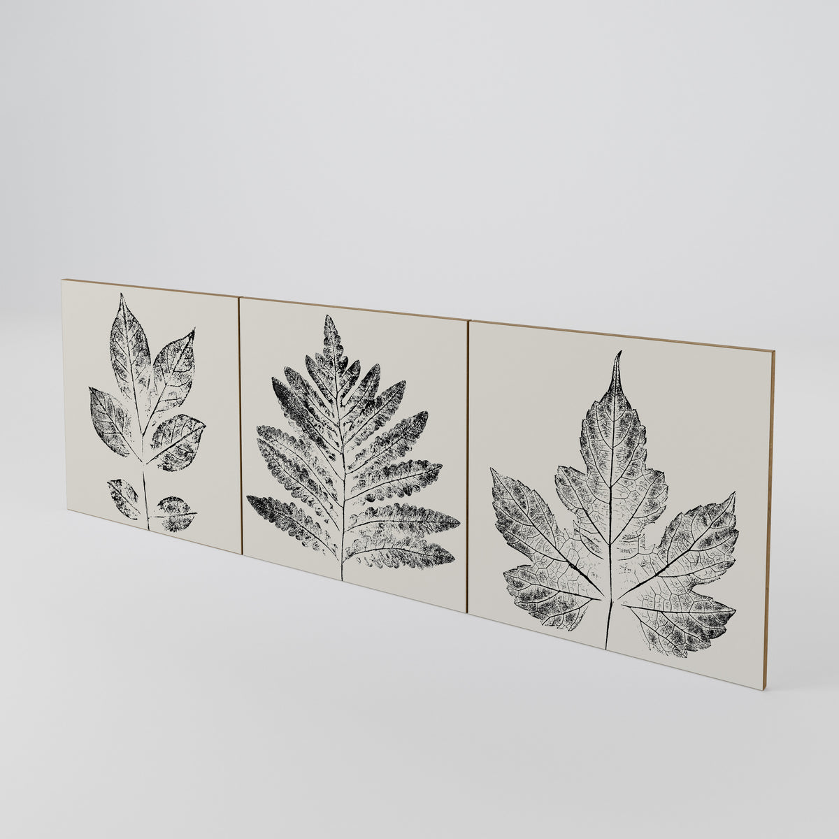 LEAFY STAMPS Juego de 3 puertas para aparador