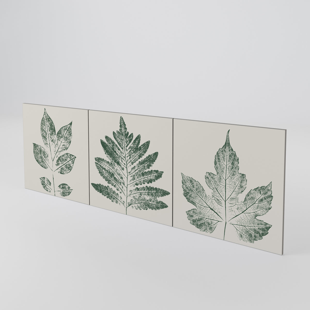 GREEN LEAFY STAMPS Juego de 3 puertas para aparador