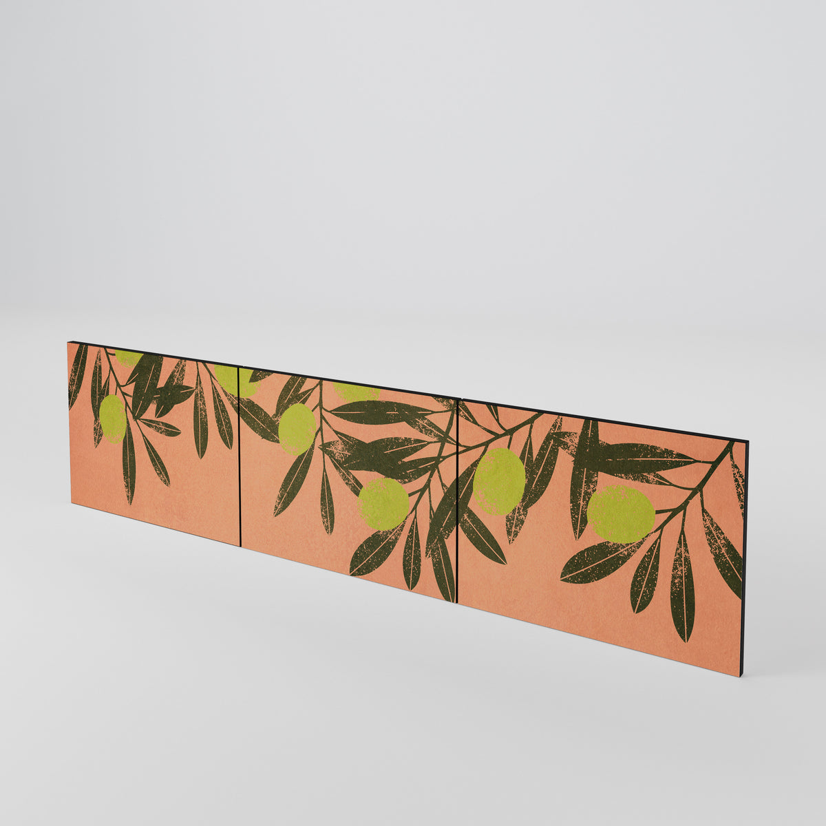 JUICY OLIVES Juego de 3 puertas para mueble de TV