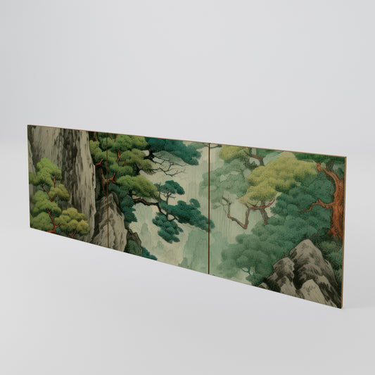 VERDURE ABYSS Juego de 3 puertas para aparador