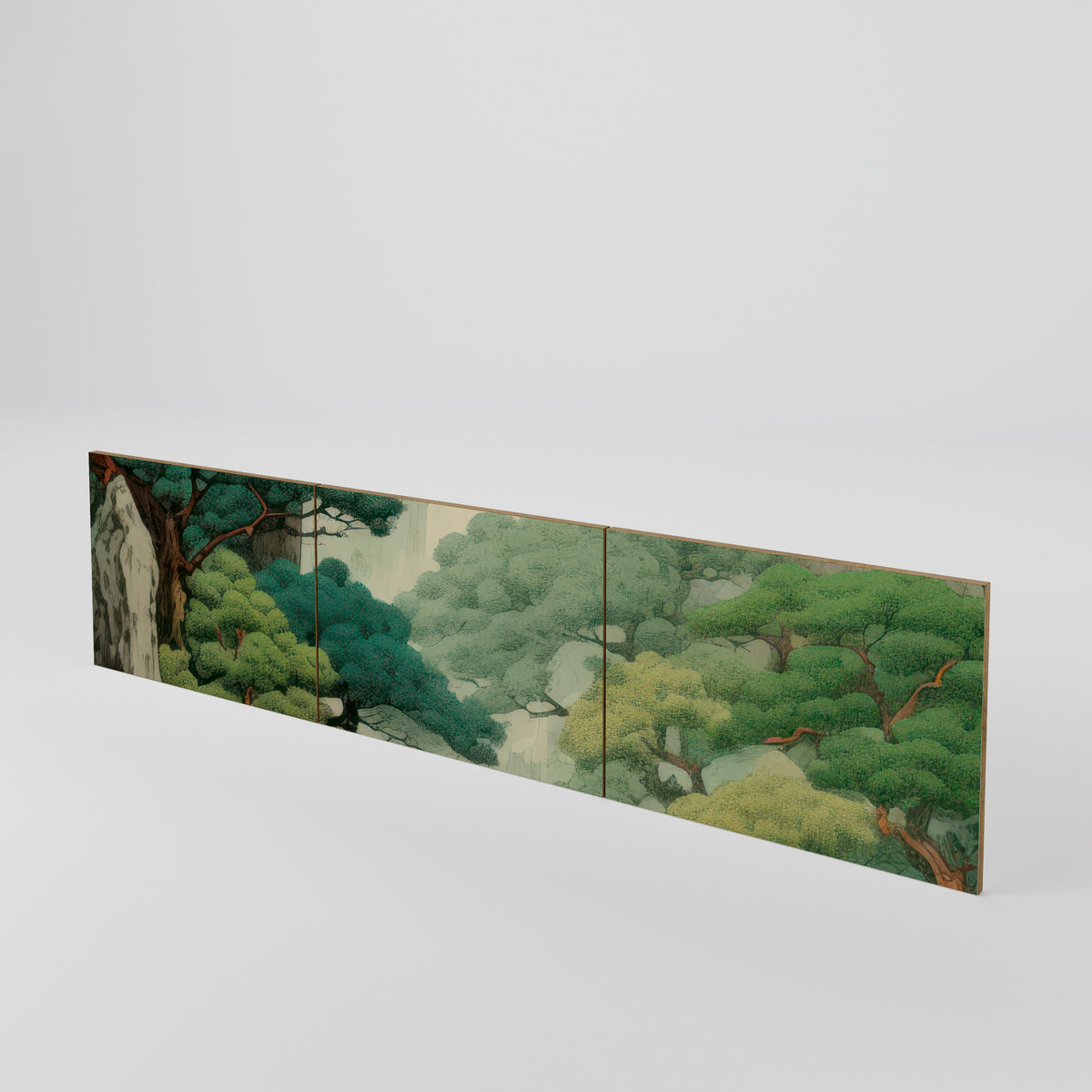 VERDURE ABYSS Juego de 3 puertas para mueble de TV