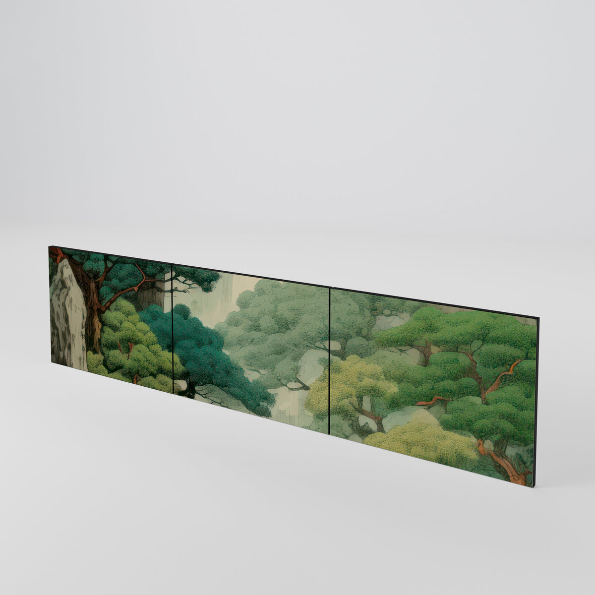 VERDURE ABYSS Juego de 3 puertas para mueble de TV