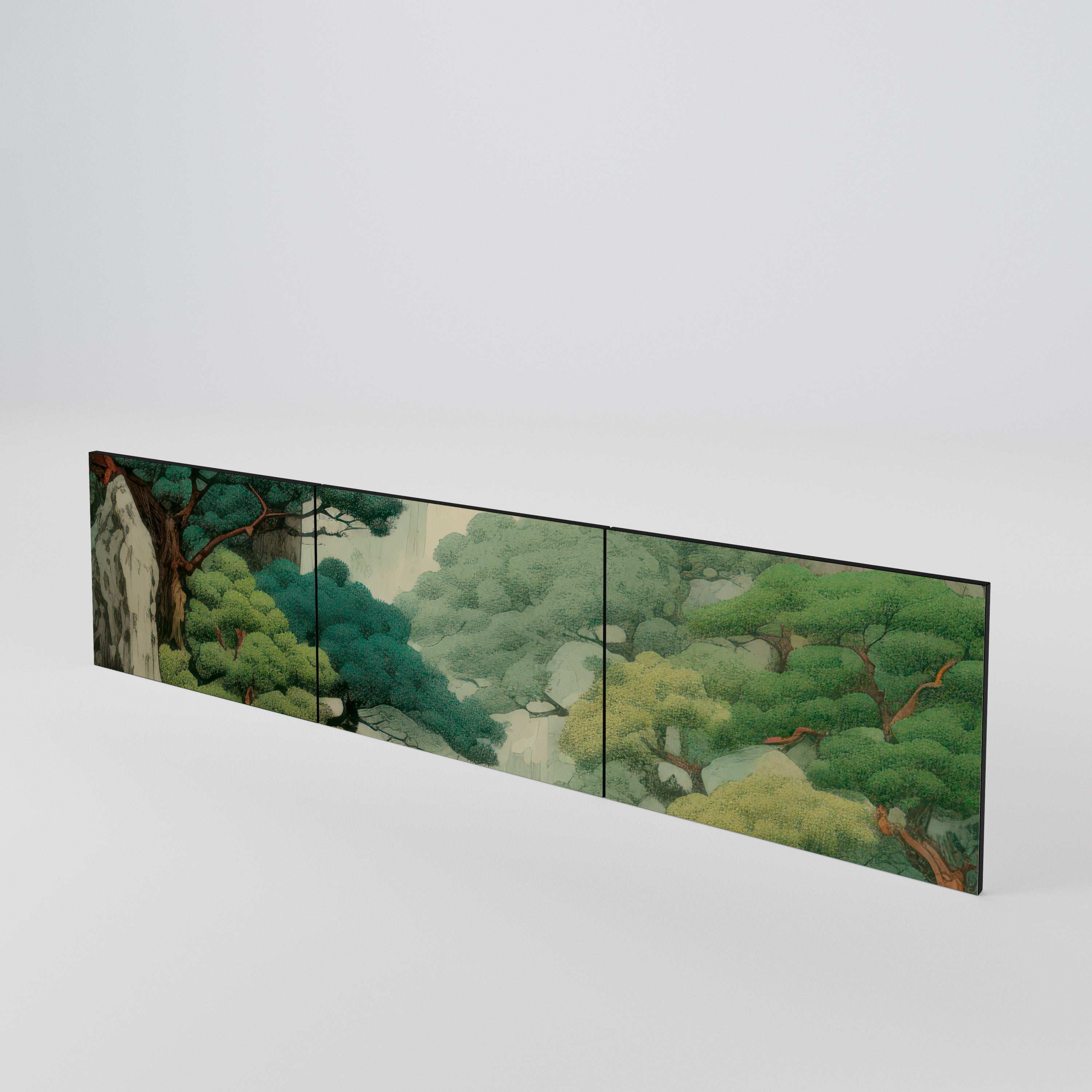 VERDURE ABYSS Juego de 3 puertas para mueble de TV