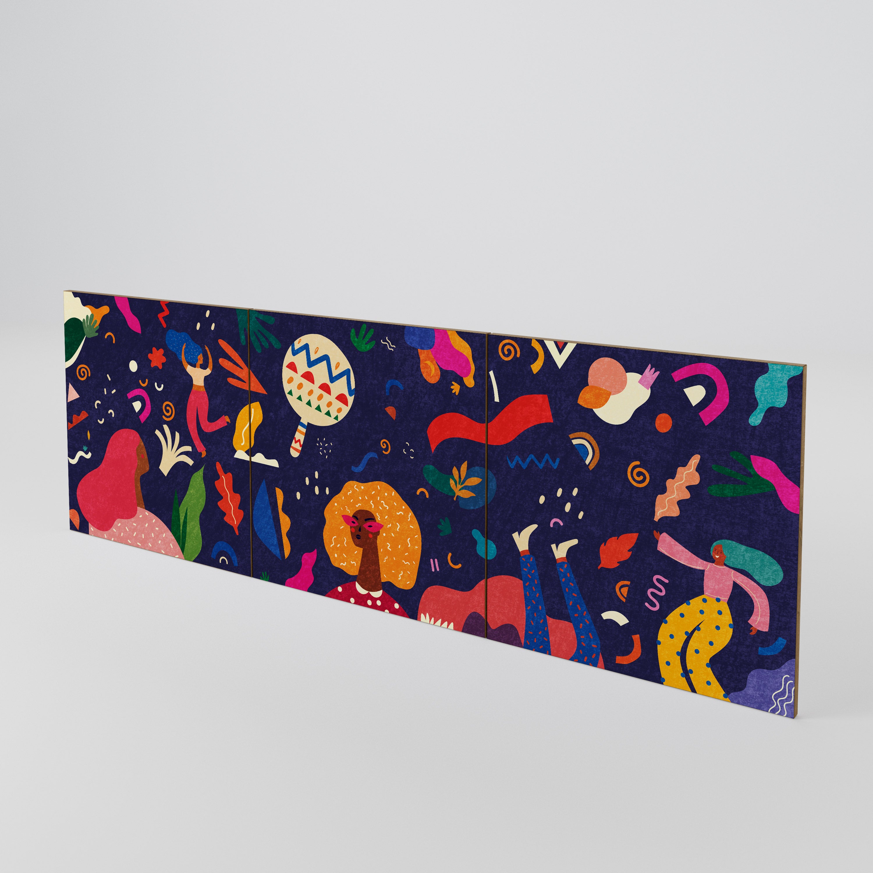 FESTIVE PLEASURES 3-Piece Sideboard Door Set