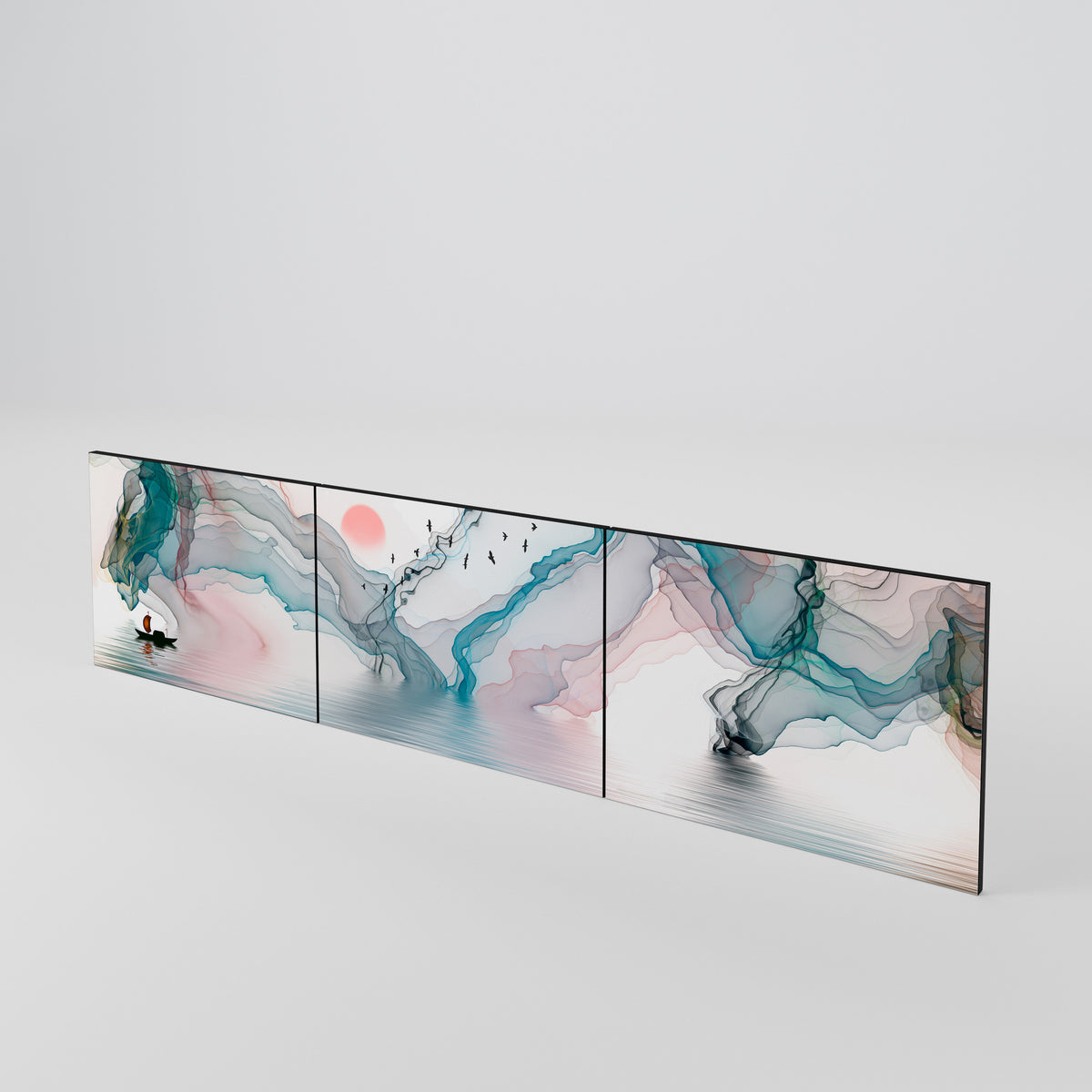 VELVET CROSSING Juego de 3 puertas para mueble de TV