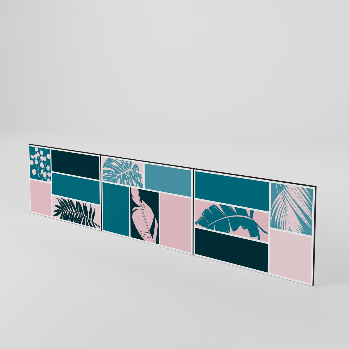 COMBINATION OF SHAPES Juego de 3 puertas para mueble de TV