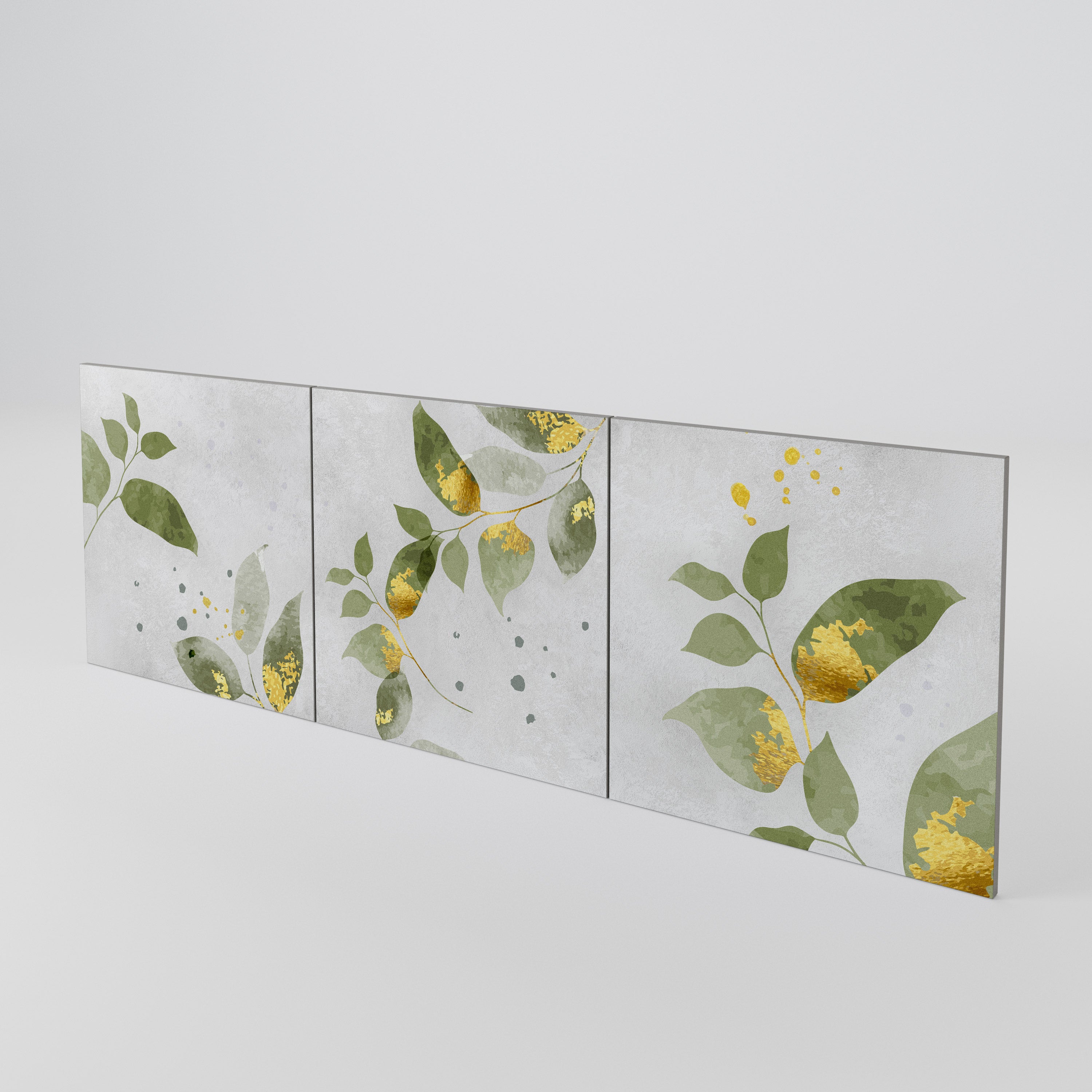 ELEGANT BOTANICS Juego de 3 puertas para aparador