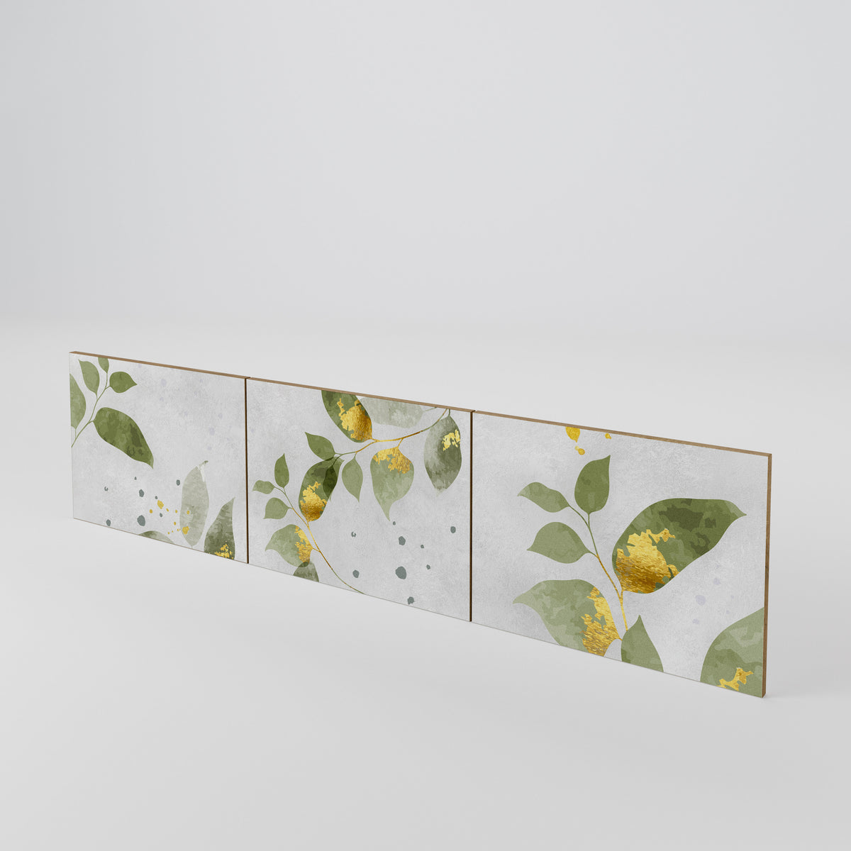 ELEGANT BOTANICS Juego de 3 puertas para mueble de TV
